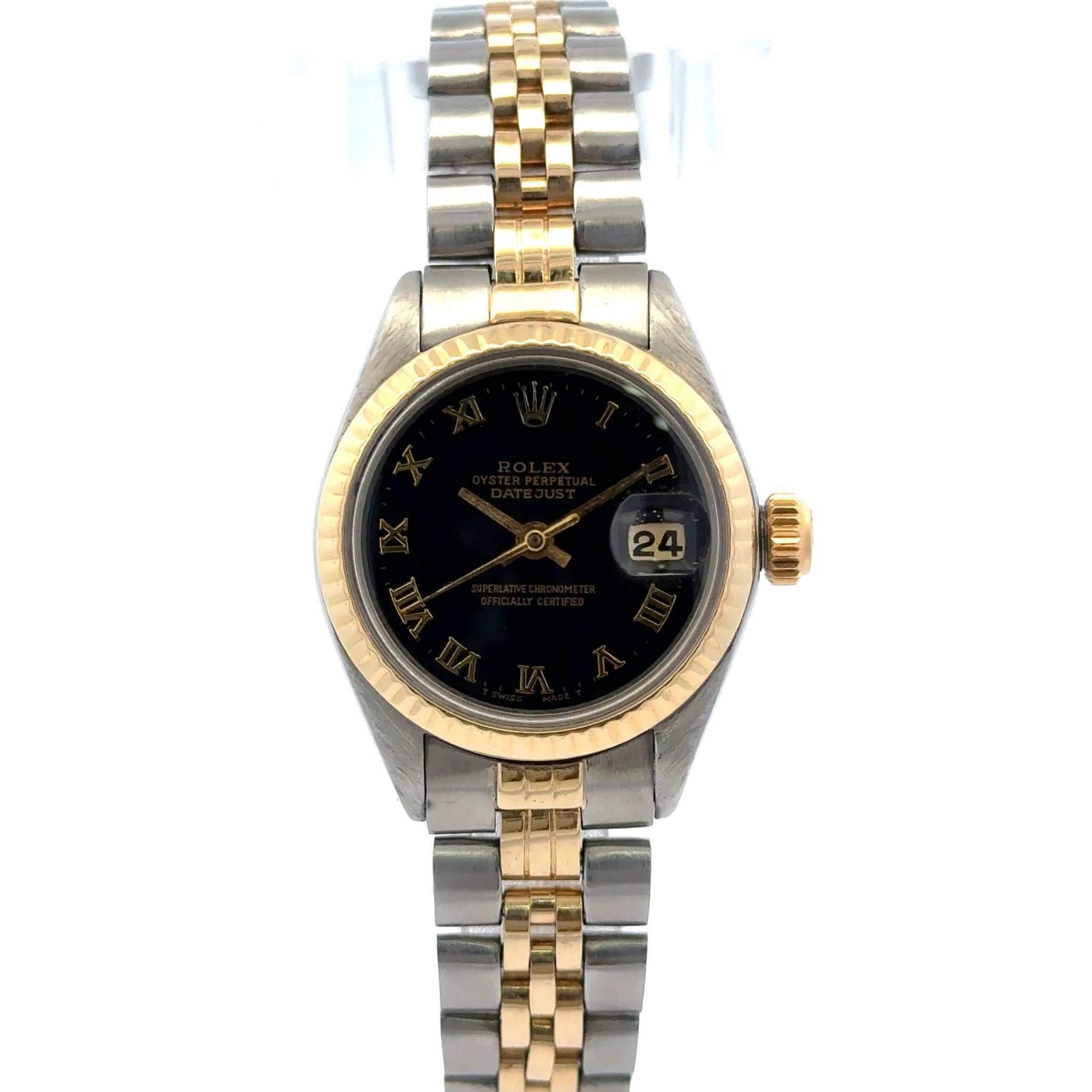 1973 Rolex Datejust #6917 - Champagne Dial, Fluted Bezel Two Tone Jubilee