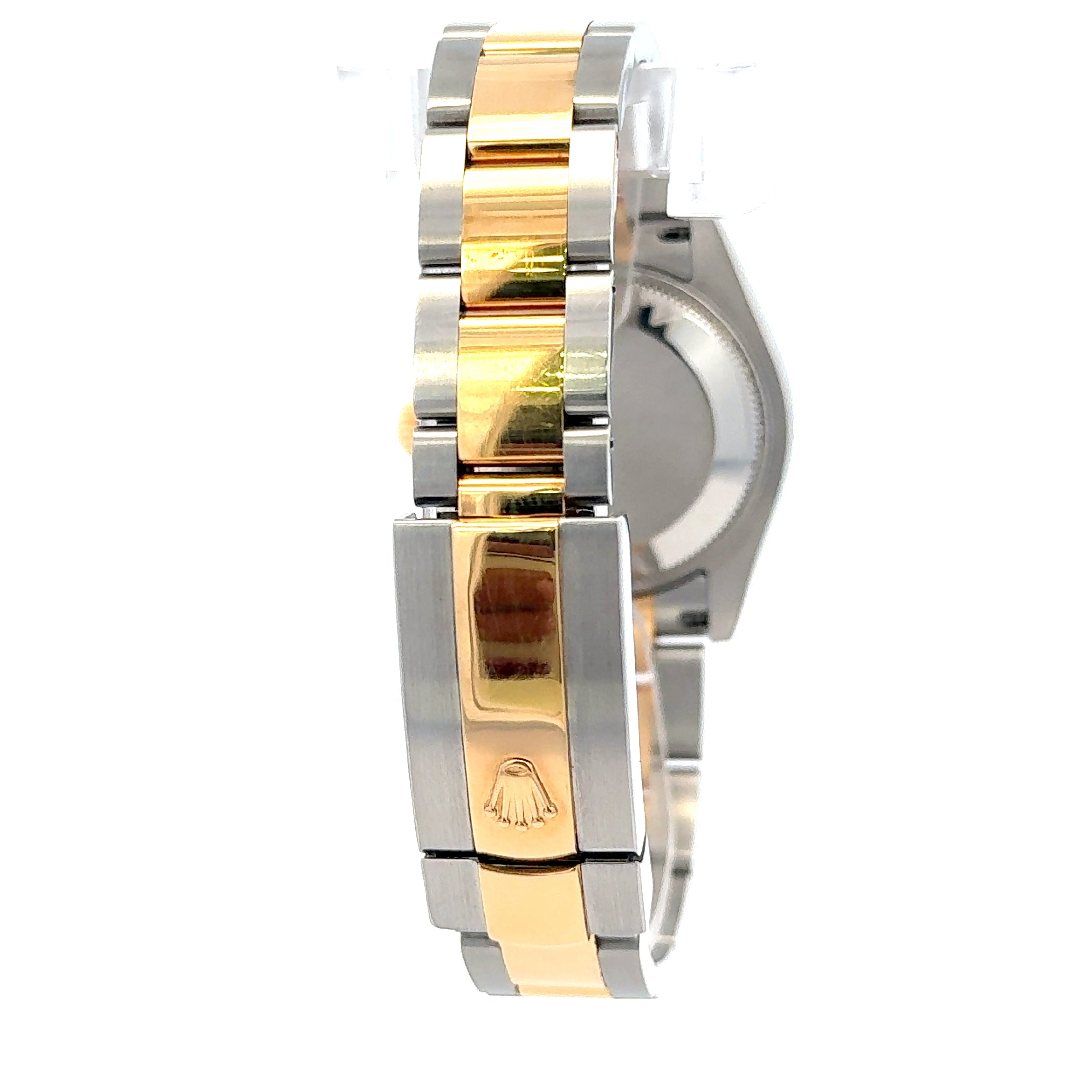 2009 Rolex Datejust #178243 - Oyster Two-Tone Black Dial With Diamonds