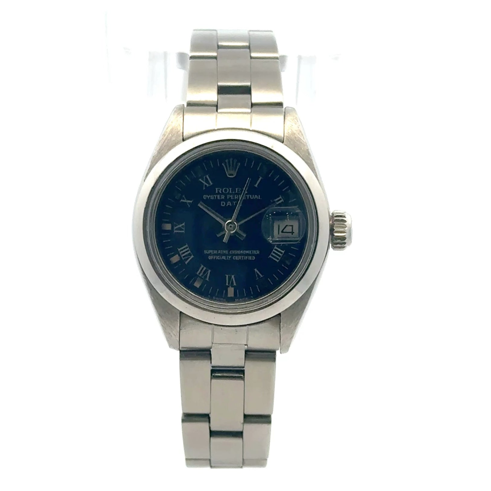 1978 Rolex Date #6919 - 26mm Oyster Band Blue Dial Roman numerals