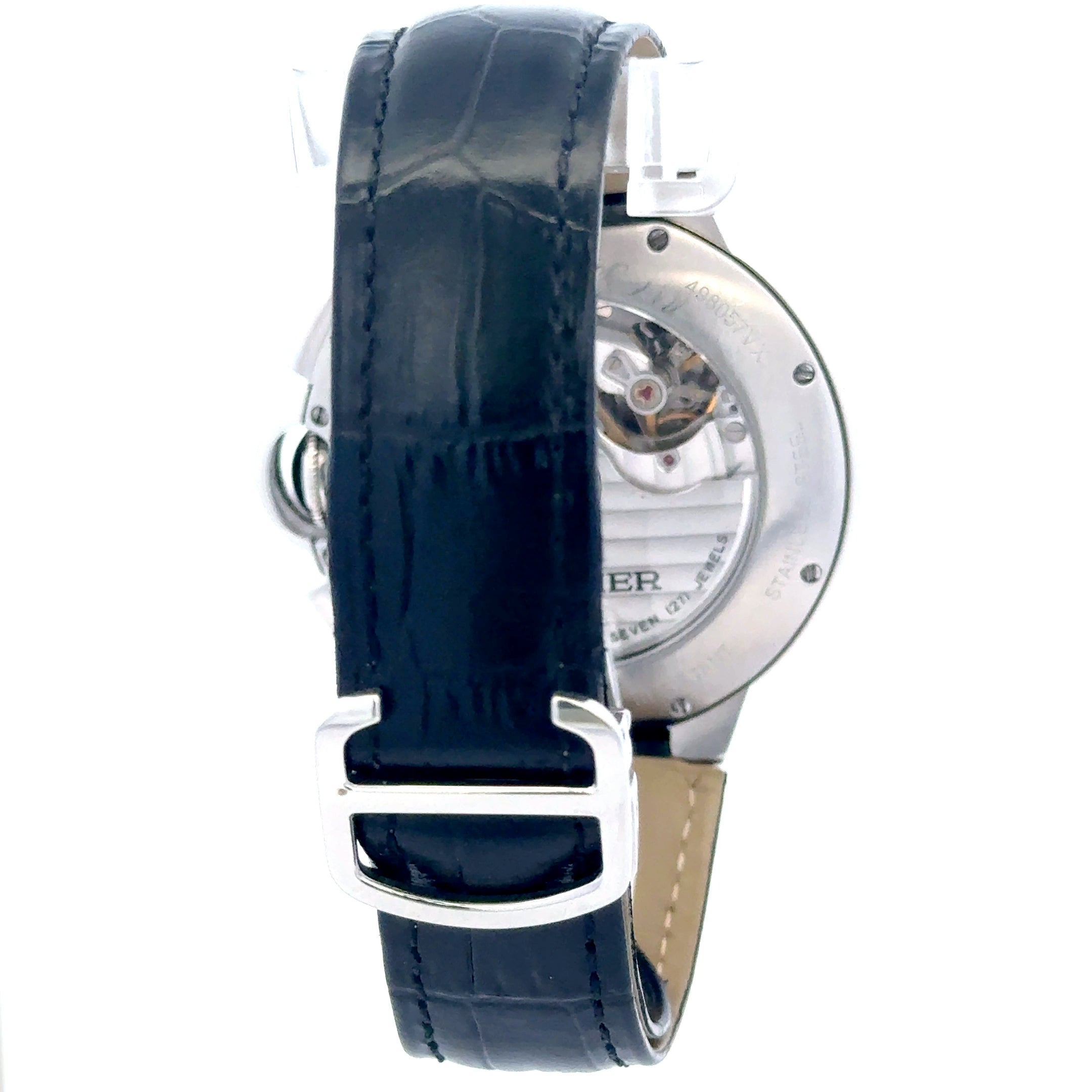 2008 Cartier Bleu Chronograph #3567 - Roman Numeral Dial