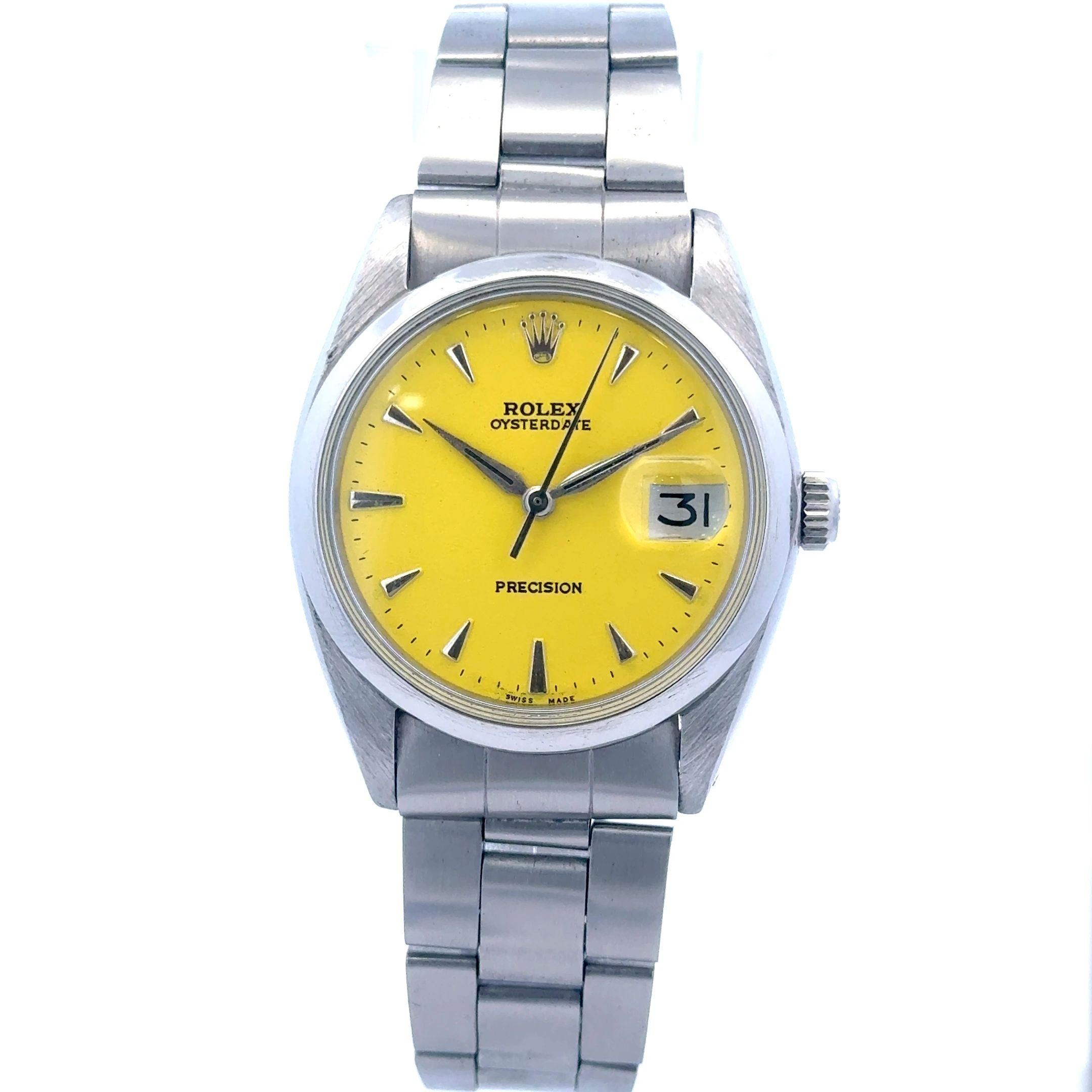 1963 Rolex Datejust #6694 - Oyster Yellow Dial