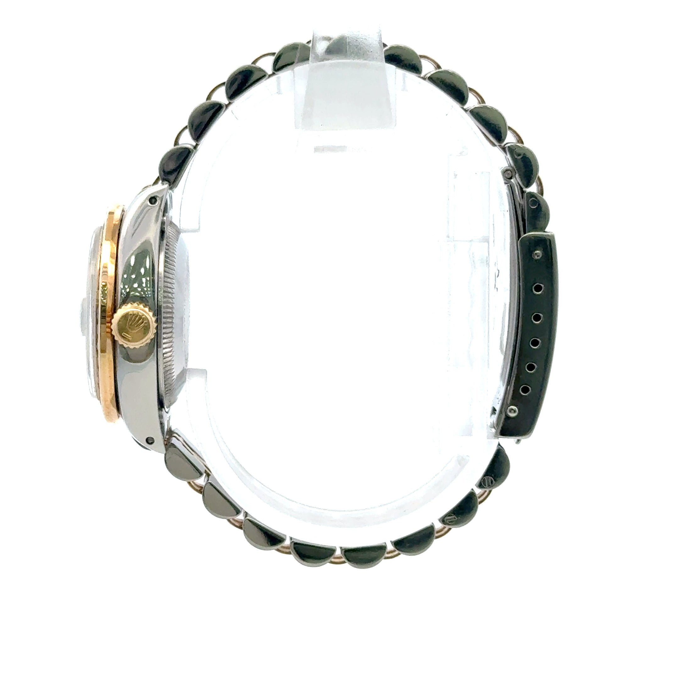 1982 Rolex Datejust #6917 - 26mm Ladies Jubilee Two Tone Diamond Dial & Diamond Bezel