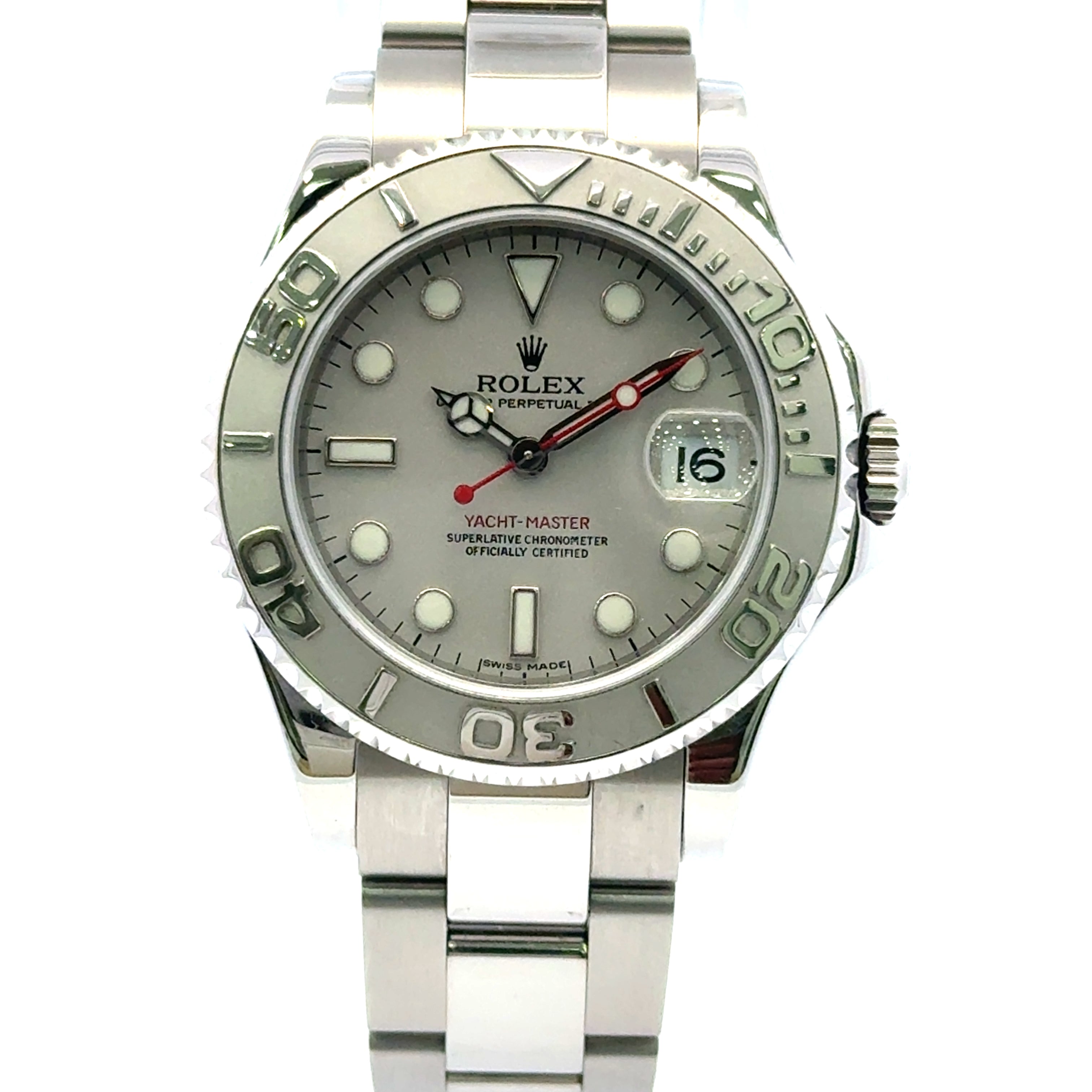 2010 Rolex Oyster Perpetual Date #168622 - Yacht Mater 35mm Stainless Steel