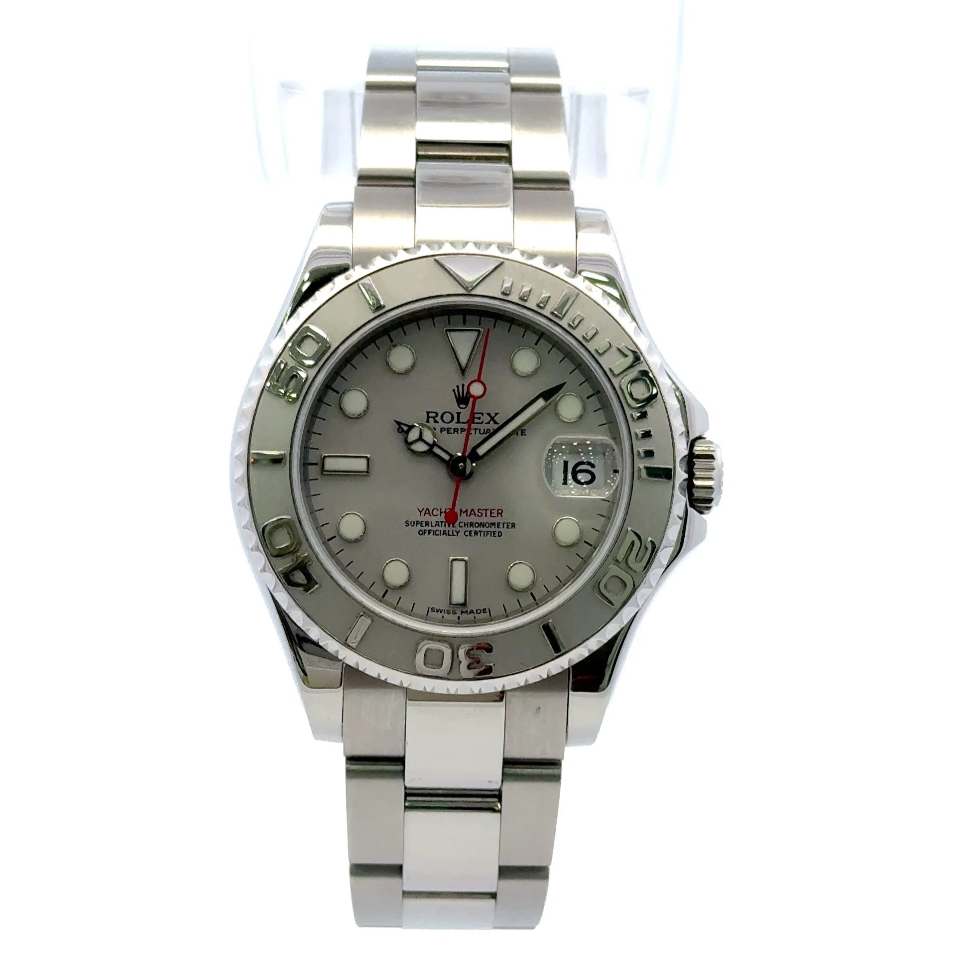 2010 Rolex Oyster Perpetual Date #168622 - Yacht Mater 35mm Stainless Steel