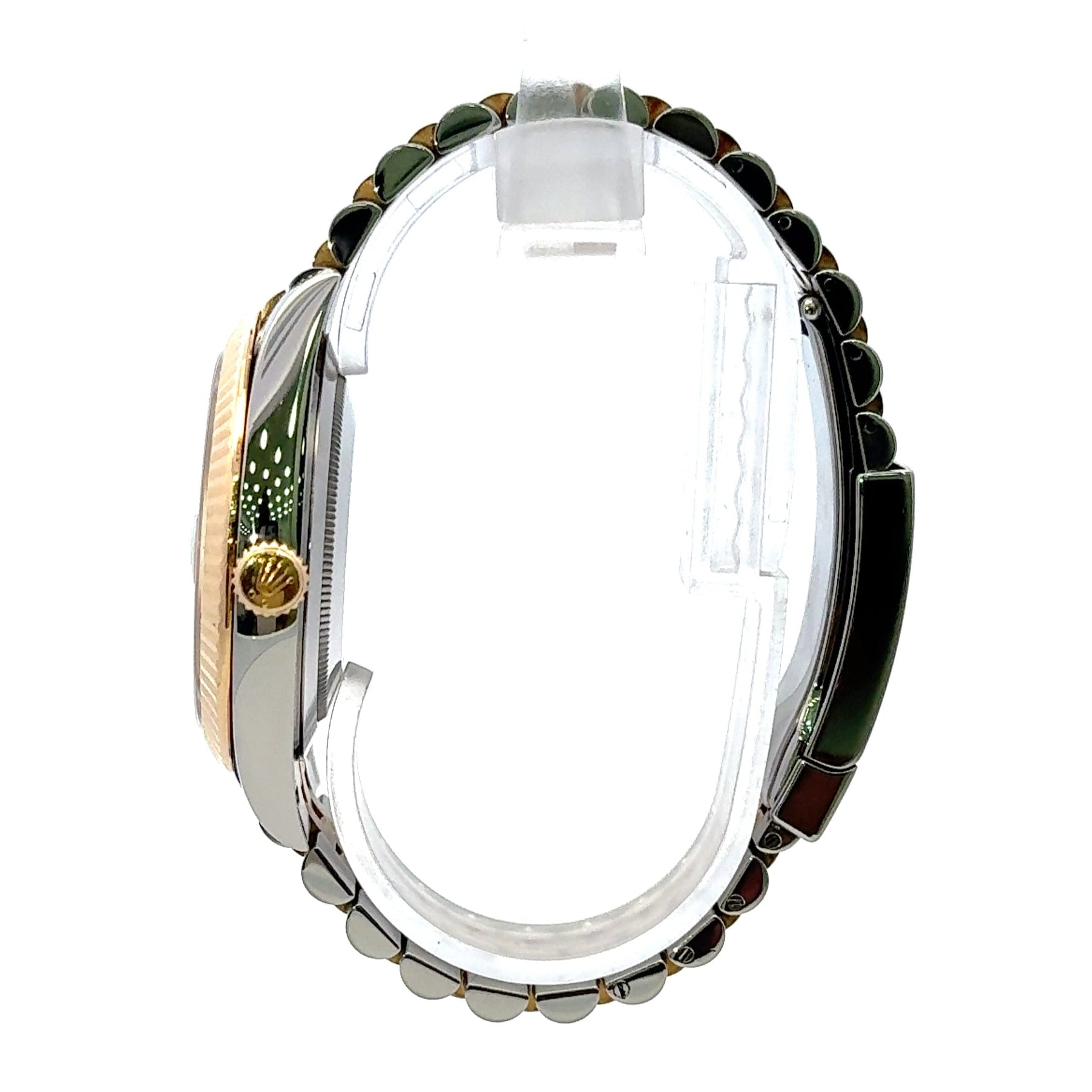 Rolex Datejust #126333 - Two Tone 41mm Fluted Bezel 18K Yellow Gold Jubilee Band