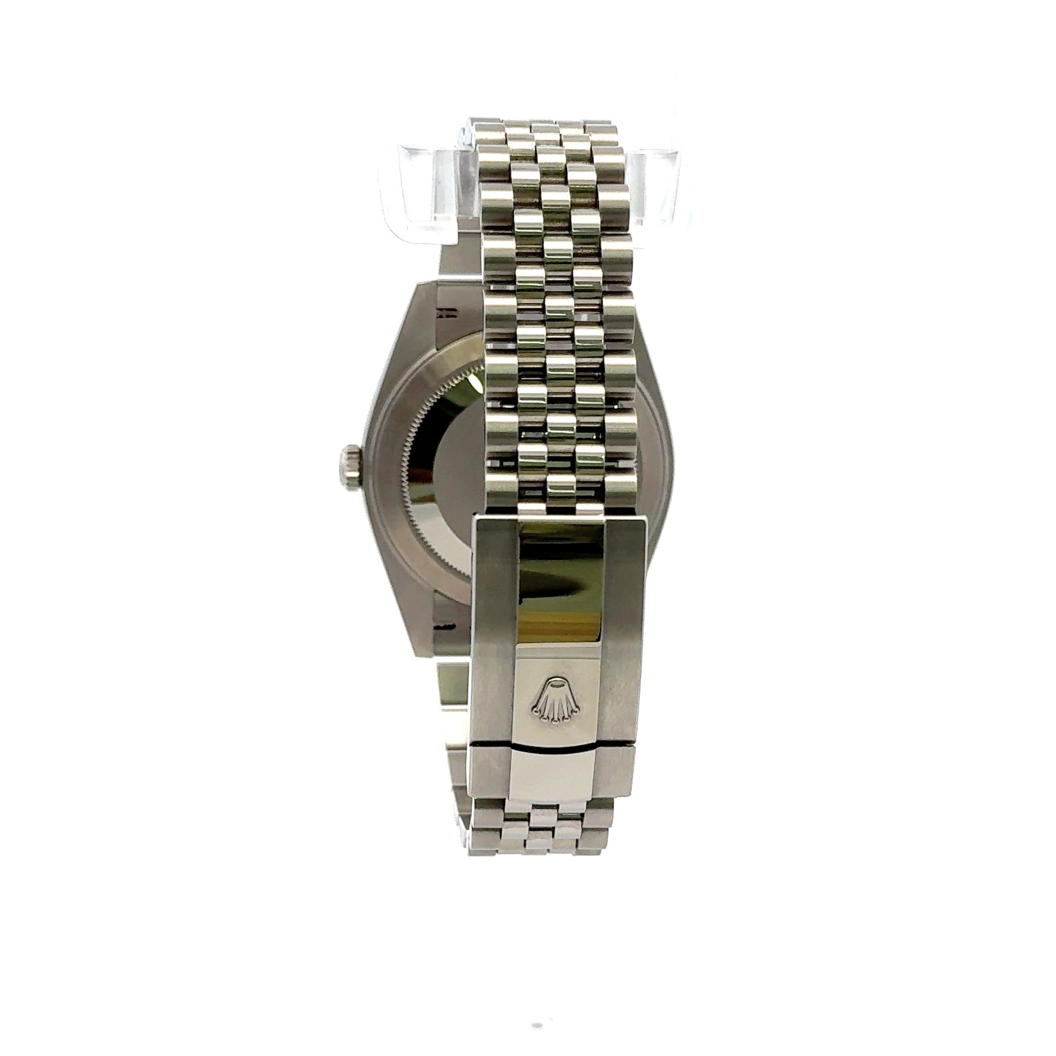 2022 Rolex Datejust #126300 41mm Black Dial Jubilee Stainless steel