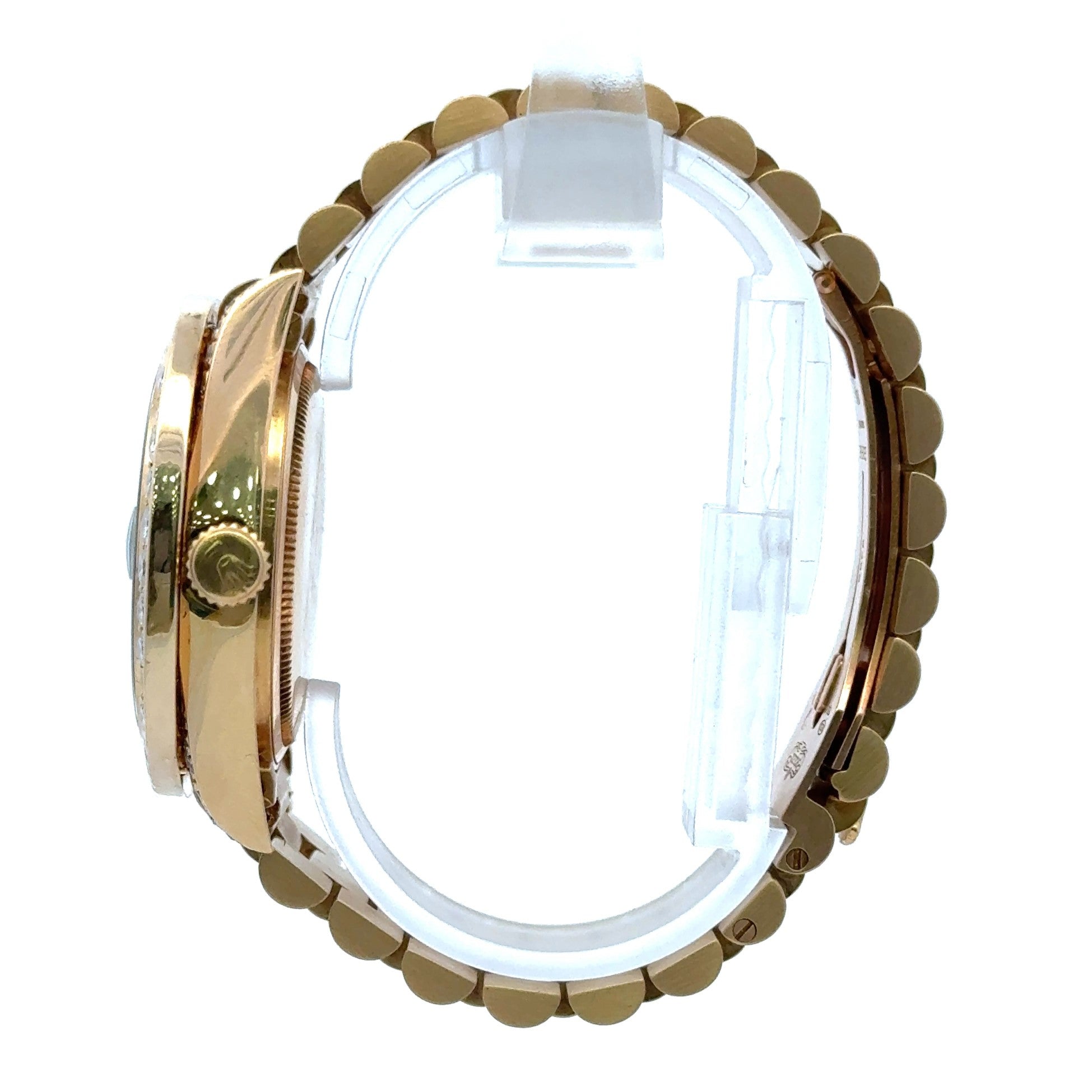 1981 Rolex Day Date #18038 - 36 mm Presidential 18k Full Gold Diamond Dial Diamond Bezel