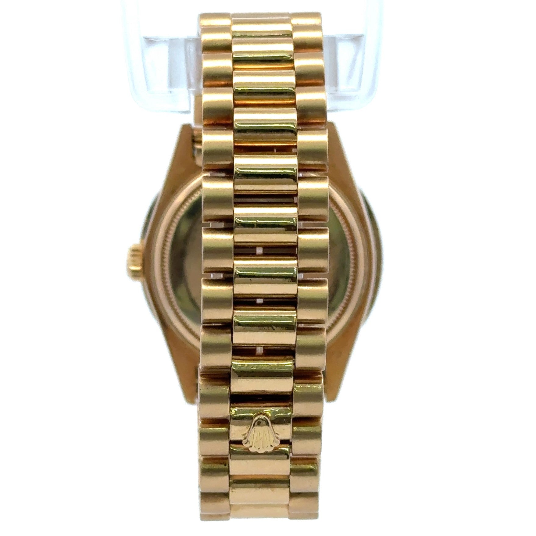 1981 Rolex Day Date #18038 - 36 mm Presidential 18k Full Gold Diamond Dial Diamond Bezel