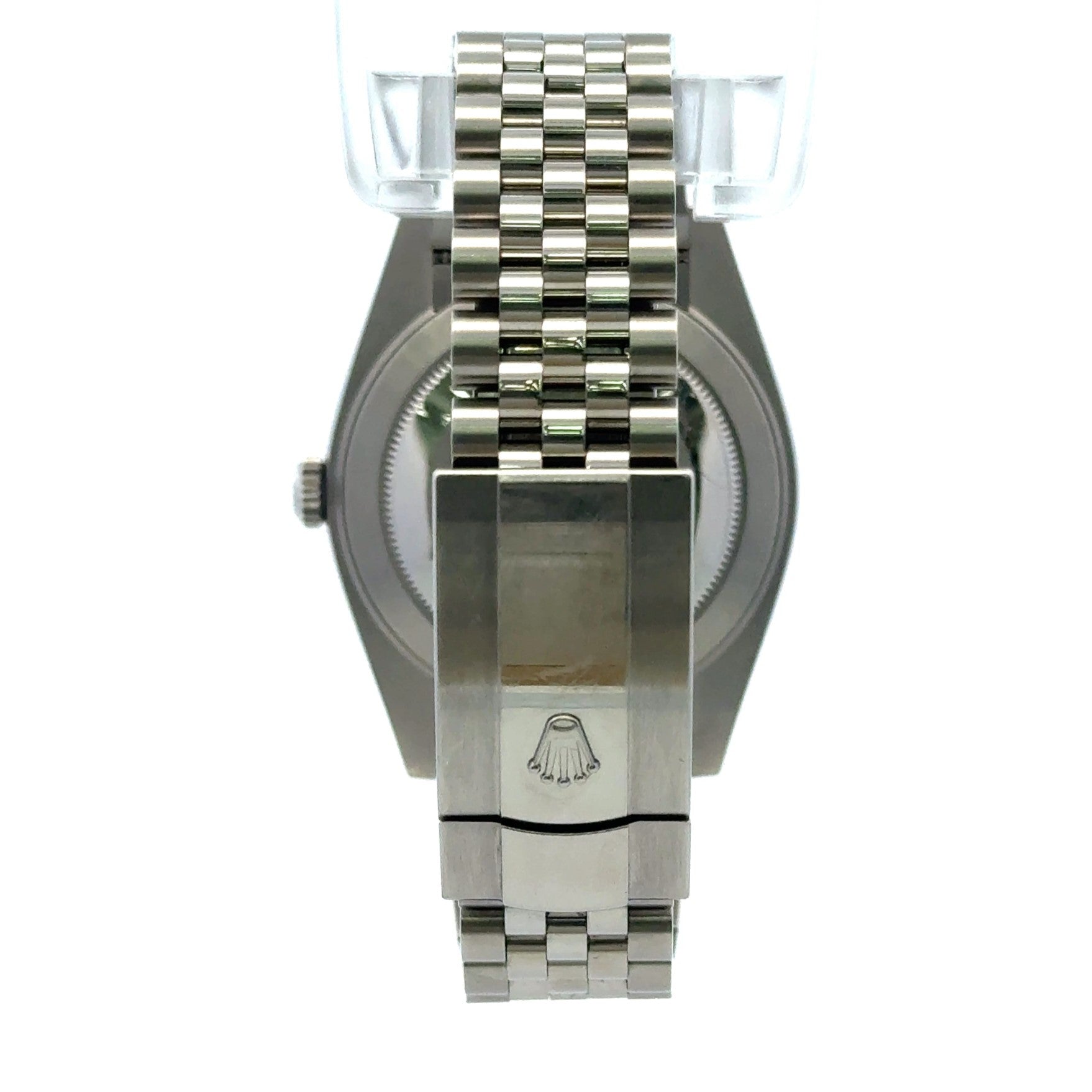 Rolex datejust 126334 -41mm Stainless Jubilee Blue Face 18K White Gold Fluted Bezel