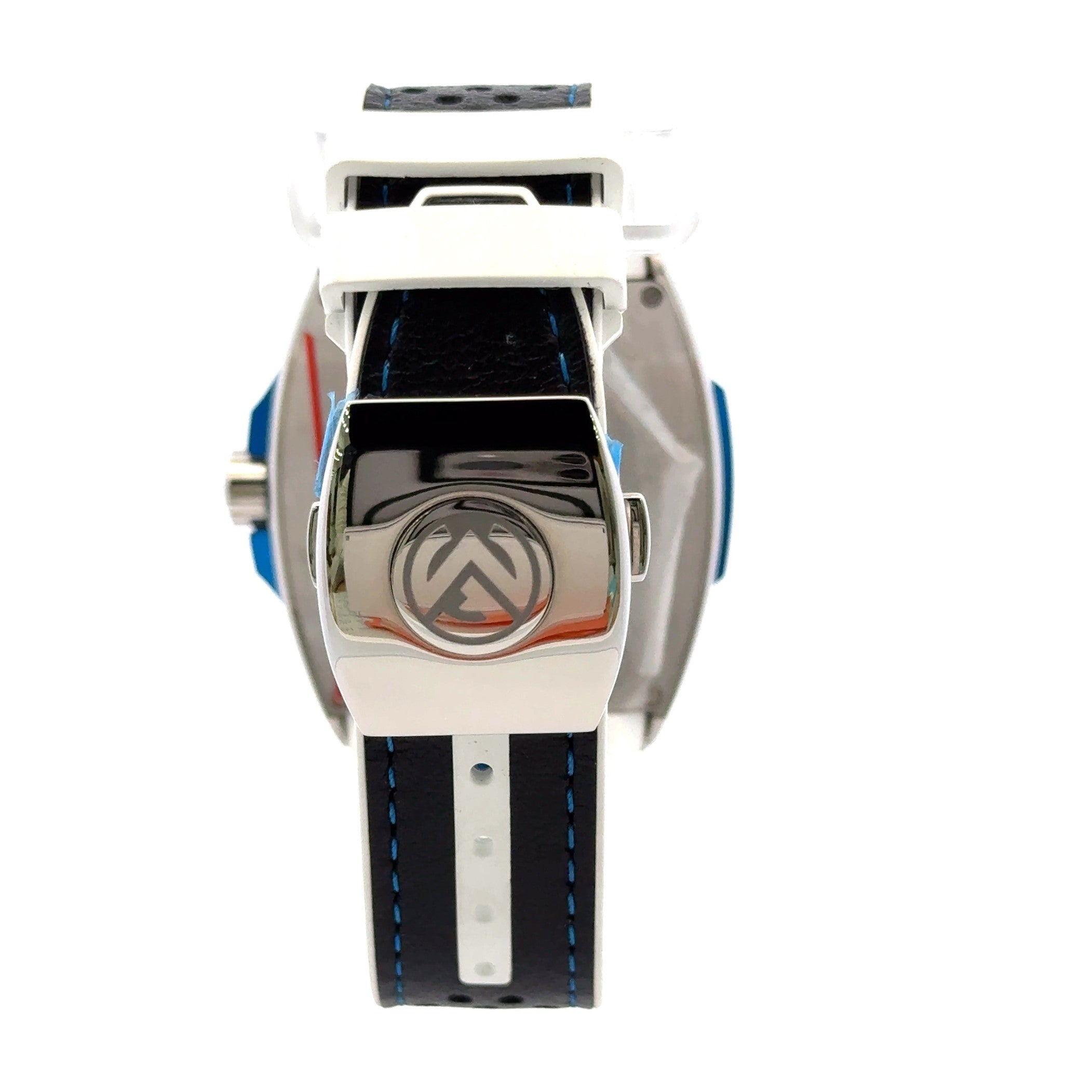 2024 Franck Muller 45mm # V45DTRCG - Vanguard Racing Automatic Black and Blue Accent Watch