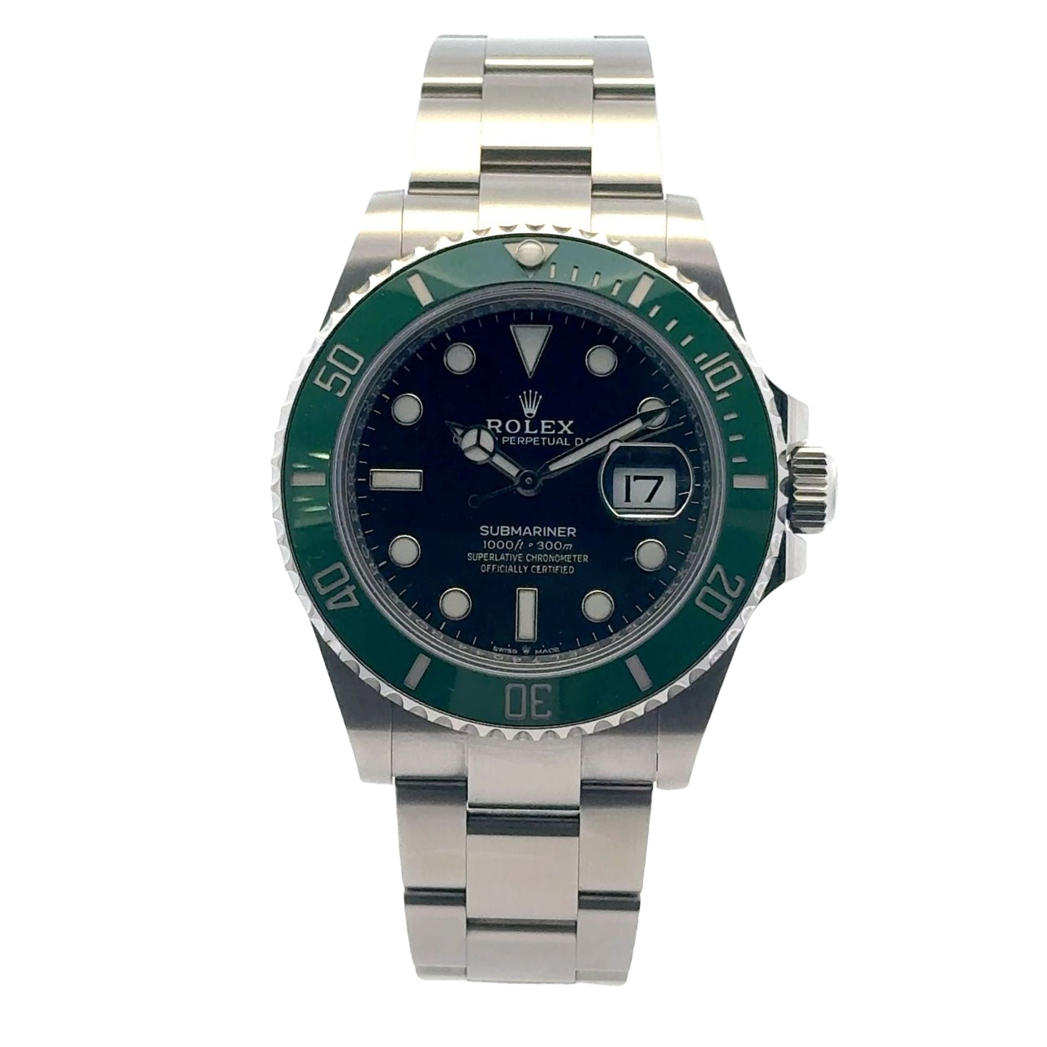 2022 Rolex Submariner #126610LV - Kermit Green Bezel