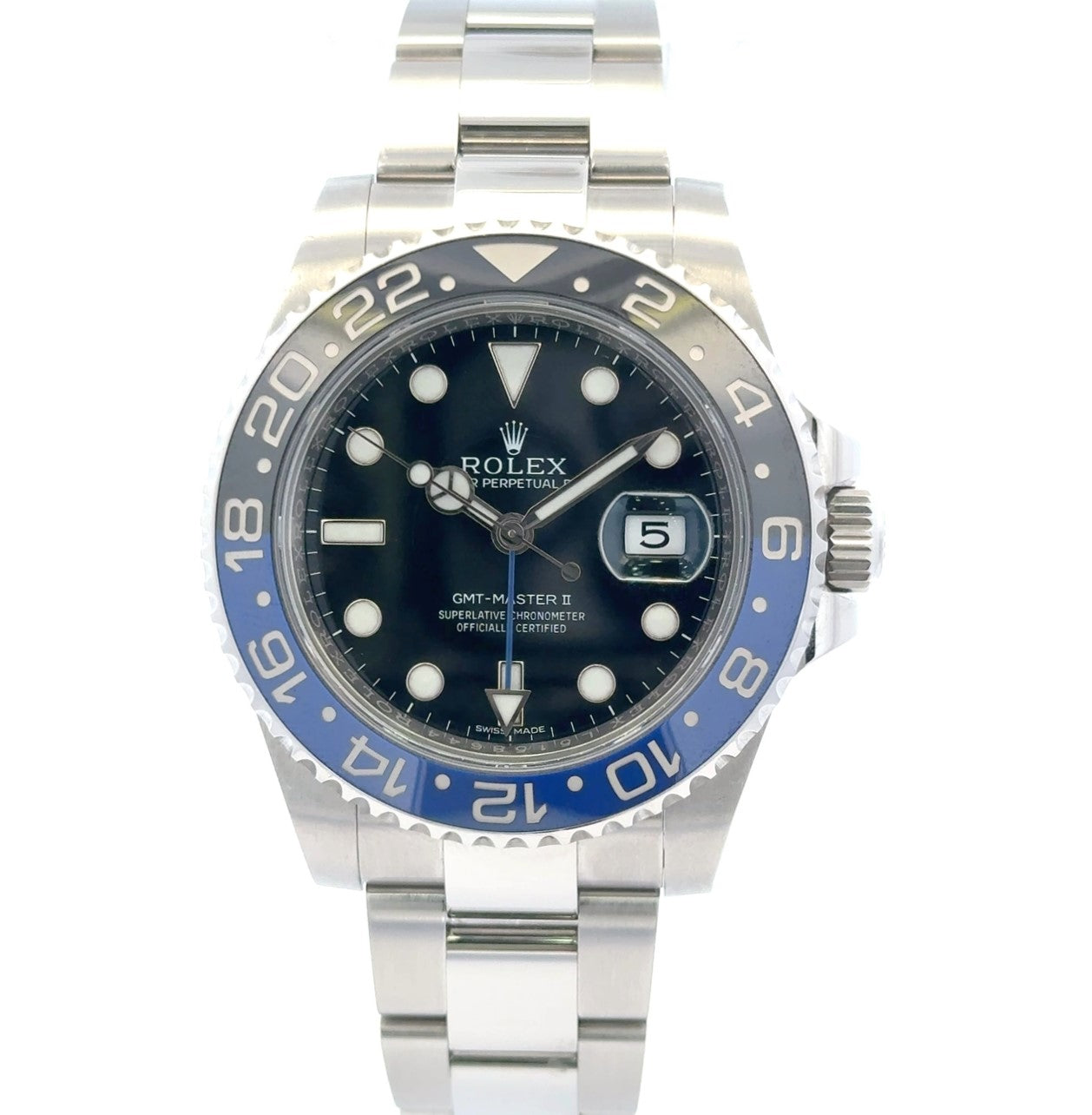 Rolex GMT-Master #11670 - Oyster Perpetual Date With Black & Blue Bezel