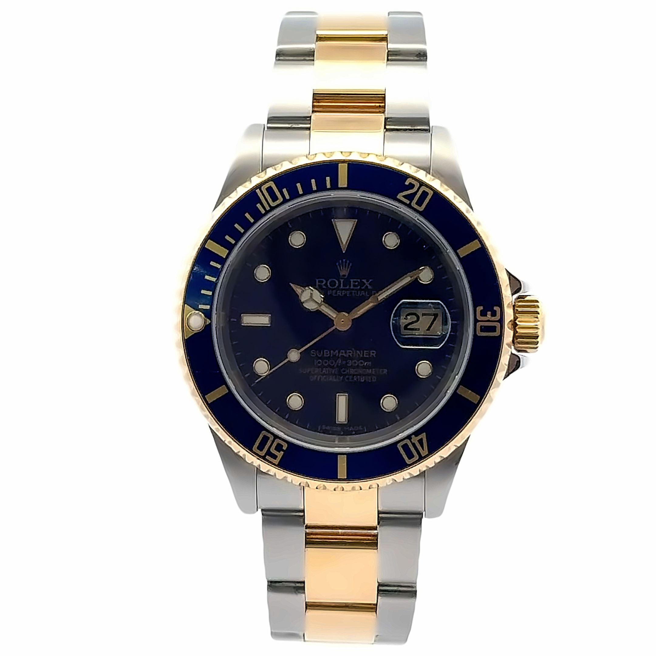 2007 Rolex Submariner #16613 - Two Tone Blue/Gold