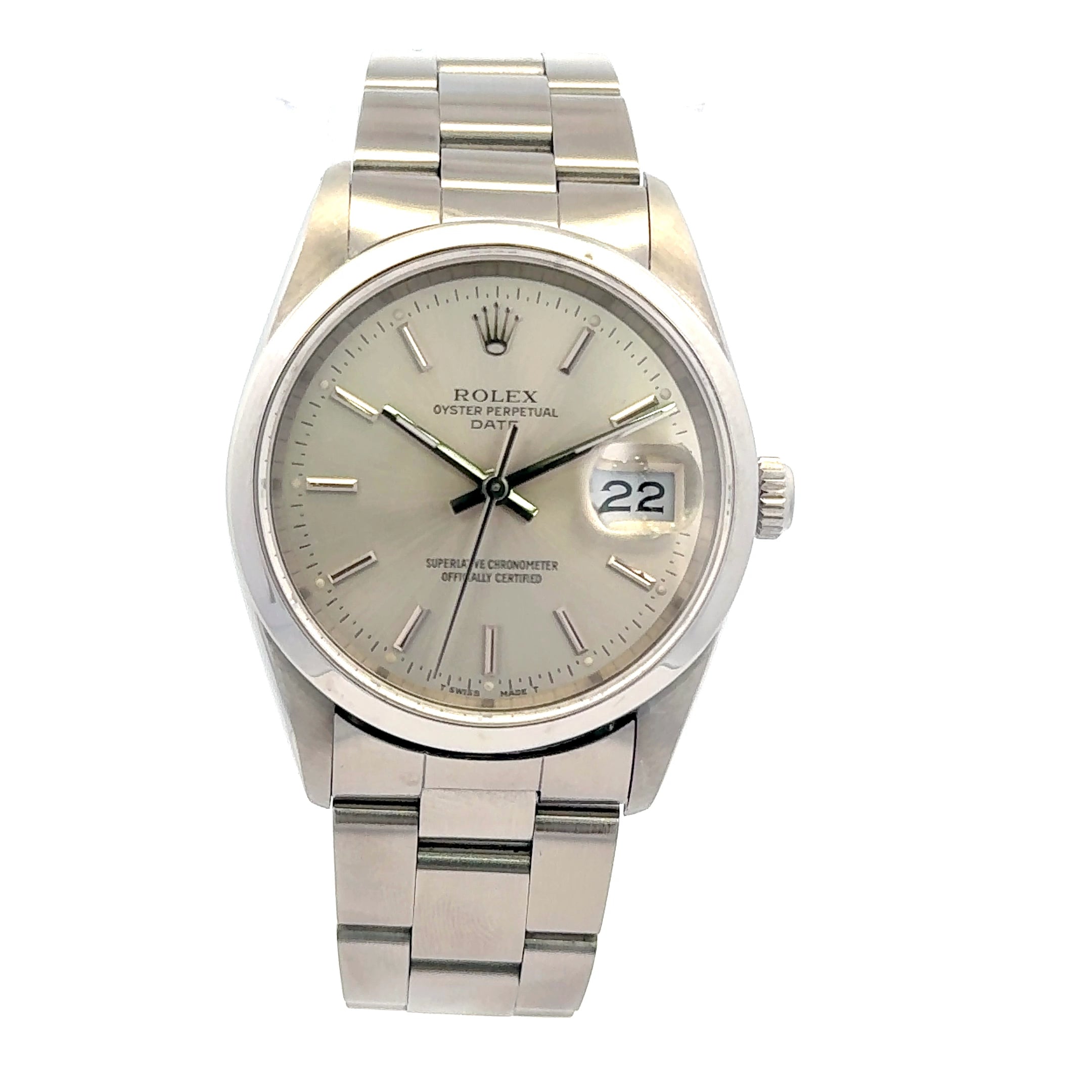 1989 Rolex Date #15200 - Silver Dial