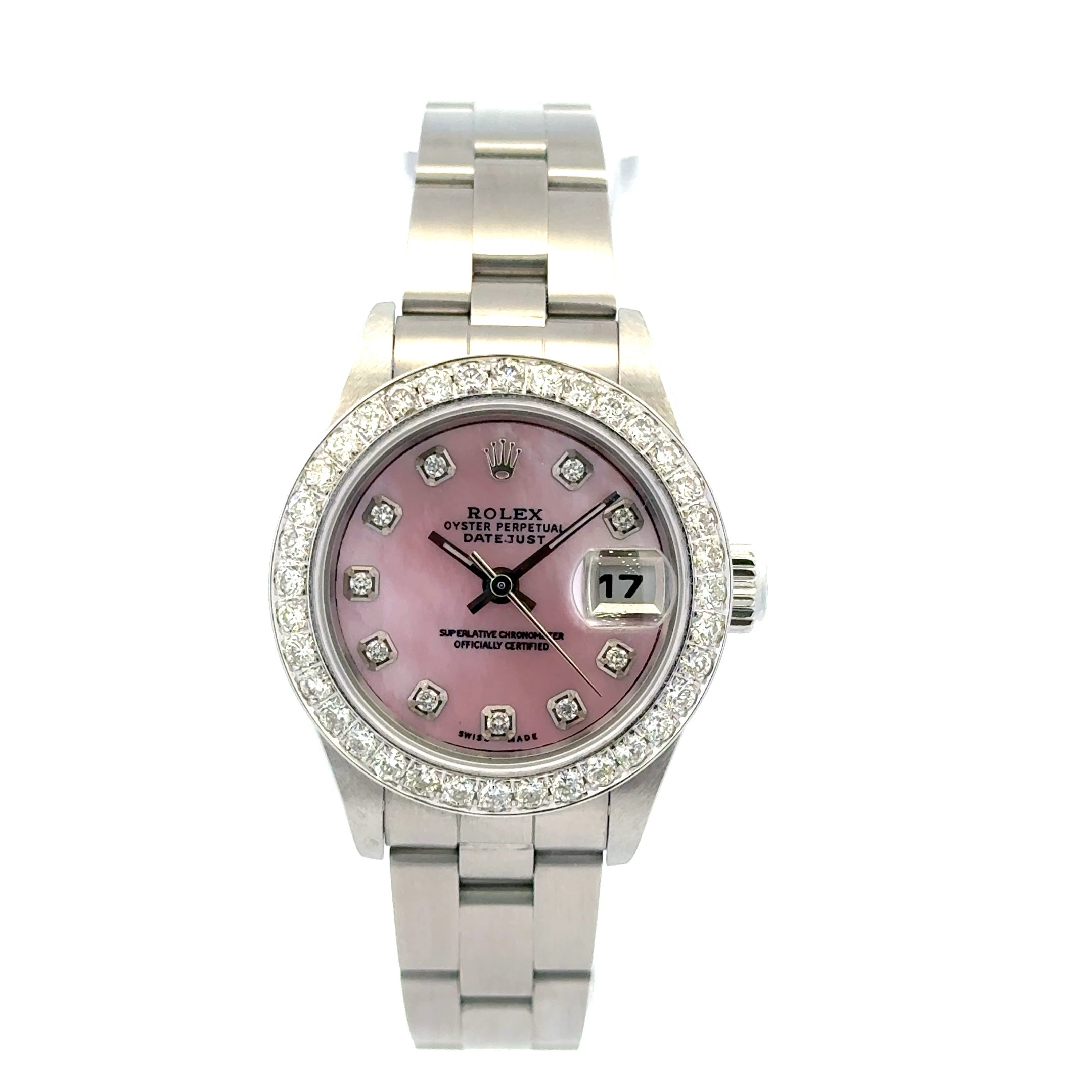 2004 Rolex Lady-Datejust #79160 - Diamond Dial & Bezel Pink Mother of Pearl Dial