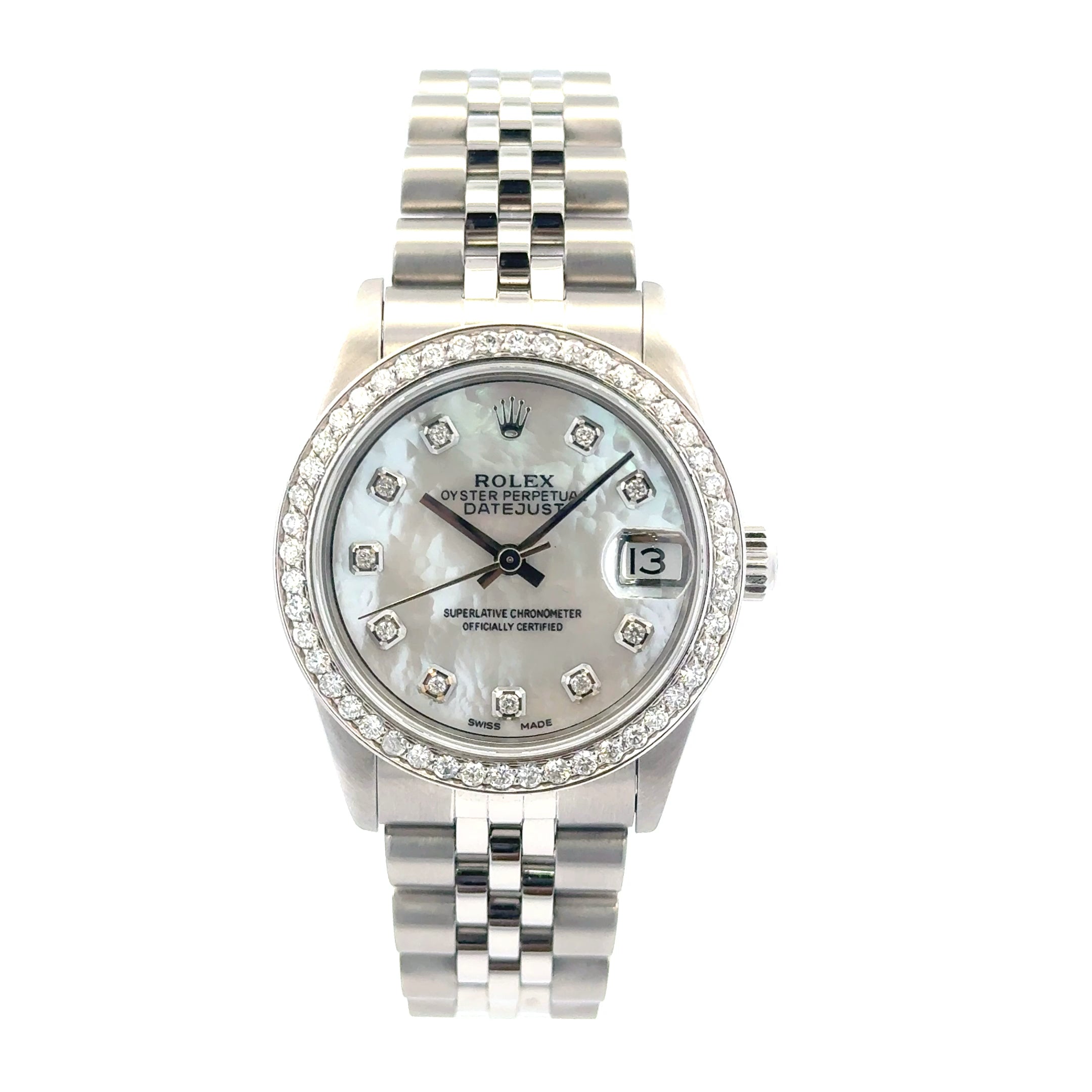 1997 Rolex Datejust #68240- Jubilee Diamond Dial & Bezel