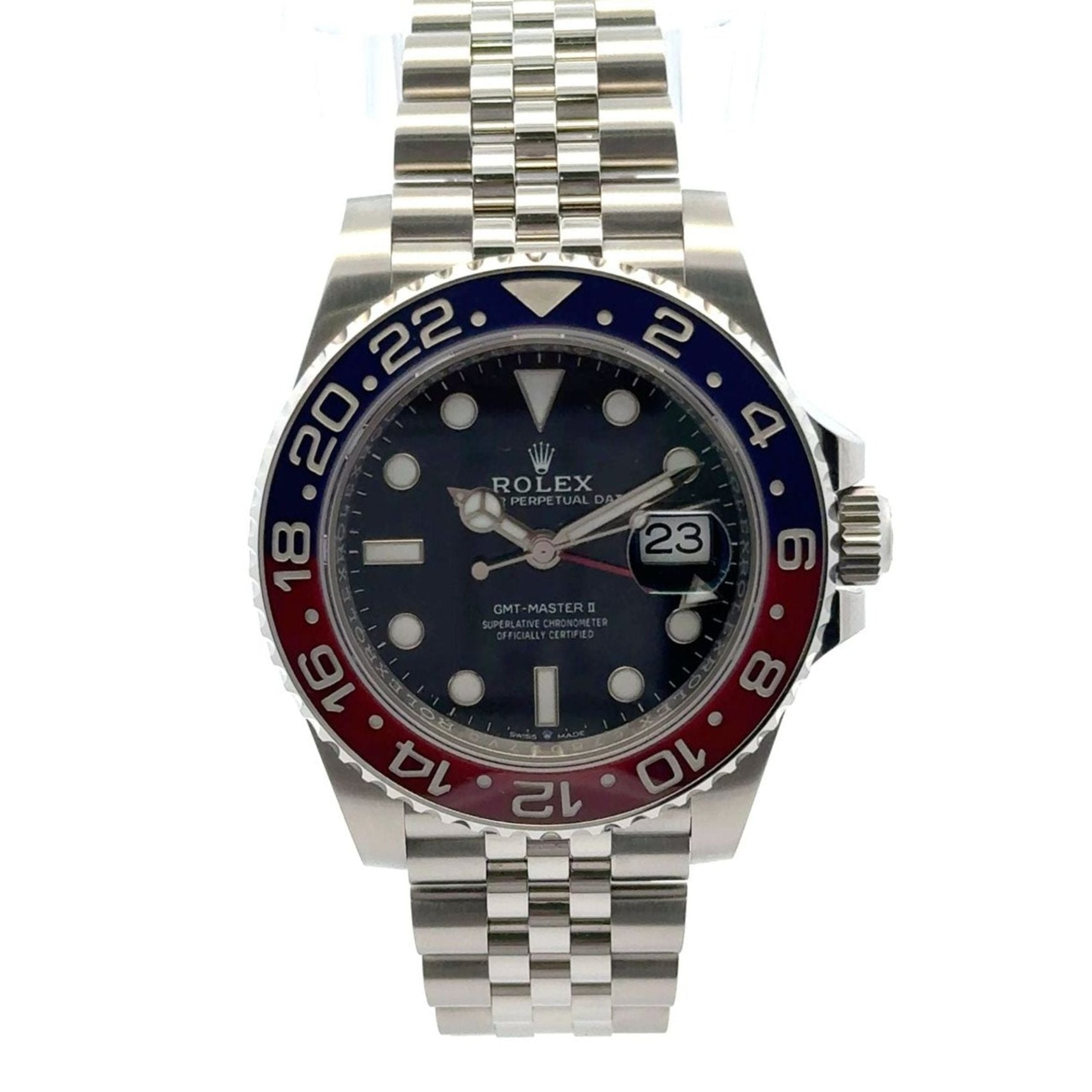 2023 Rolex GMT-Master II #126710 - Jubilee Blue & Red Dial