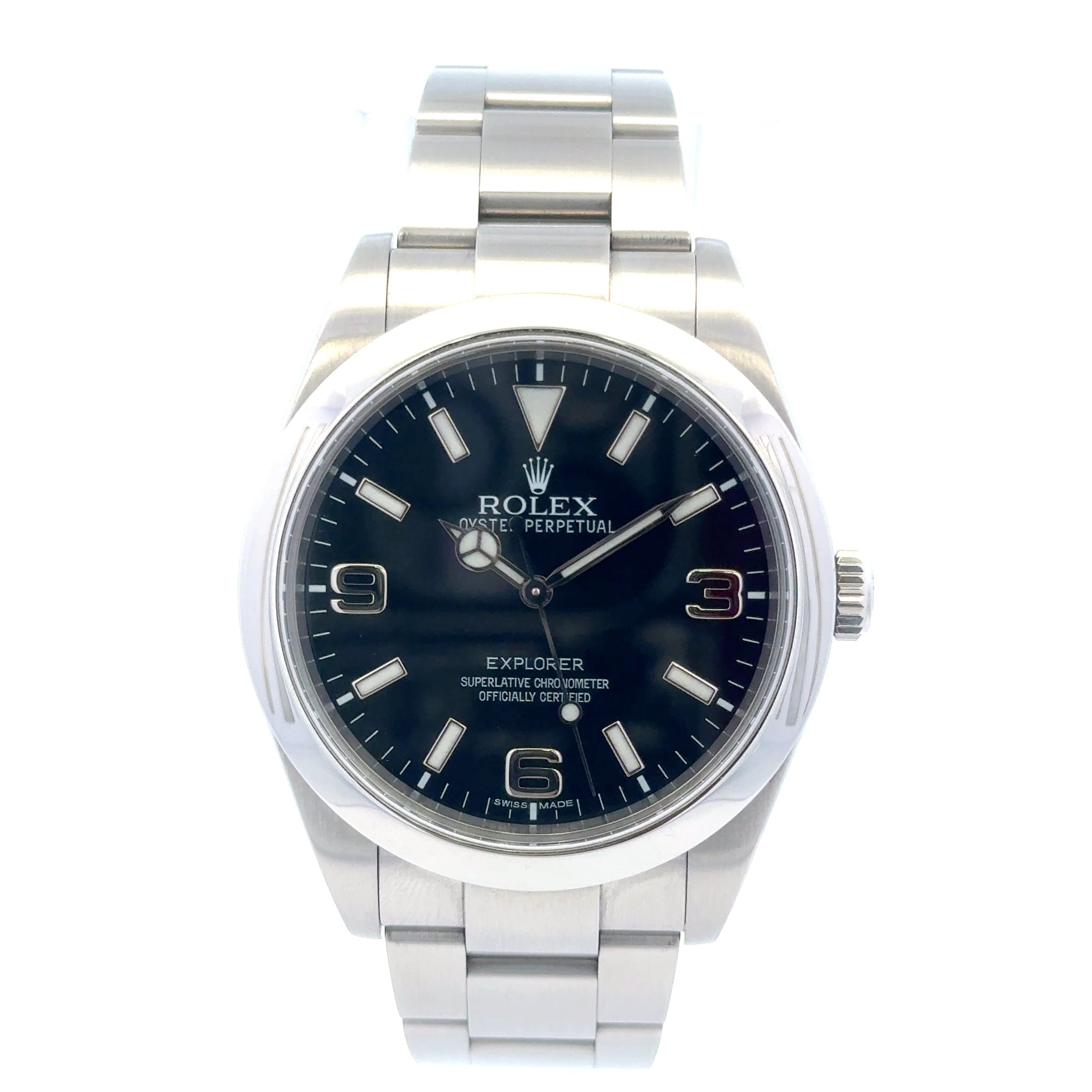 2010 Rolex Explorer #214270 - Oyster Perpetual Black Dial