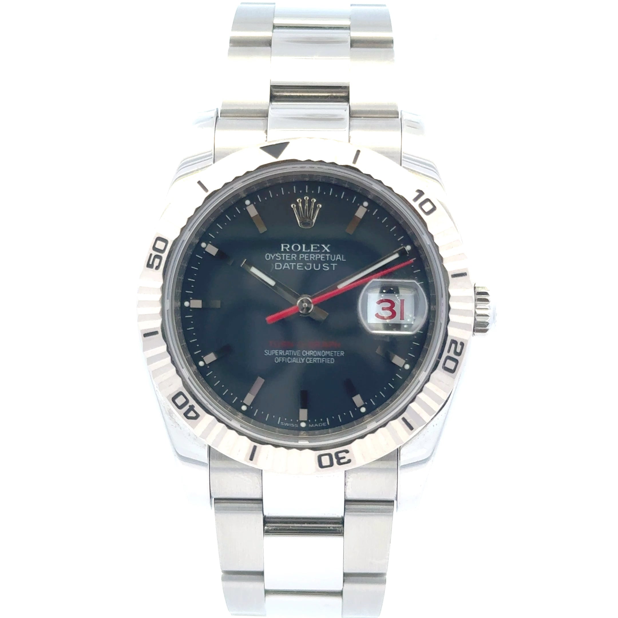 2005 Rolex Datejust #116264 - Oyster Perpetual Black Dial