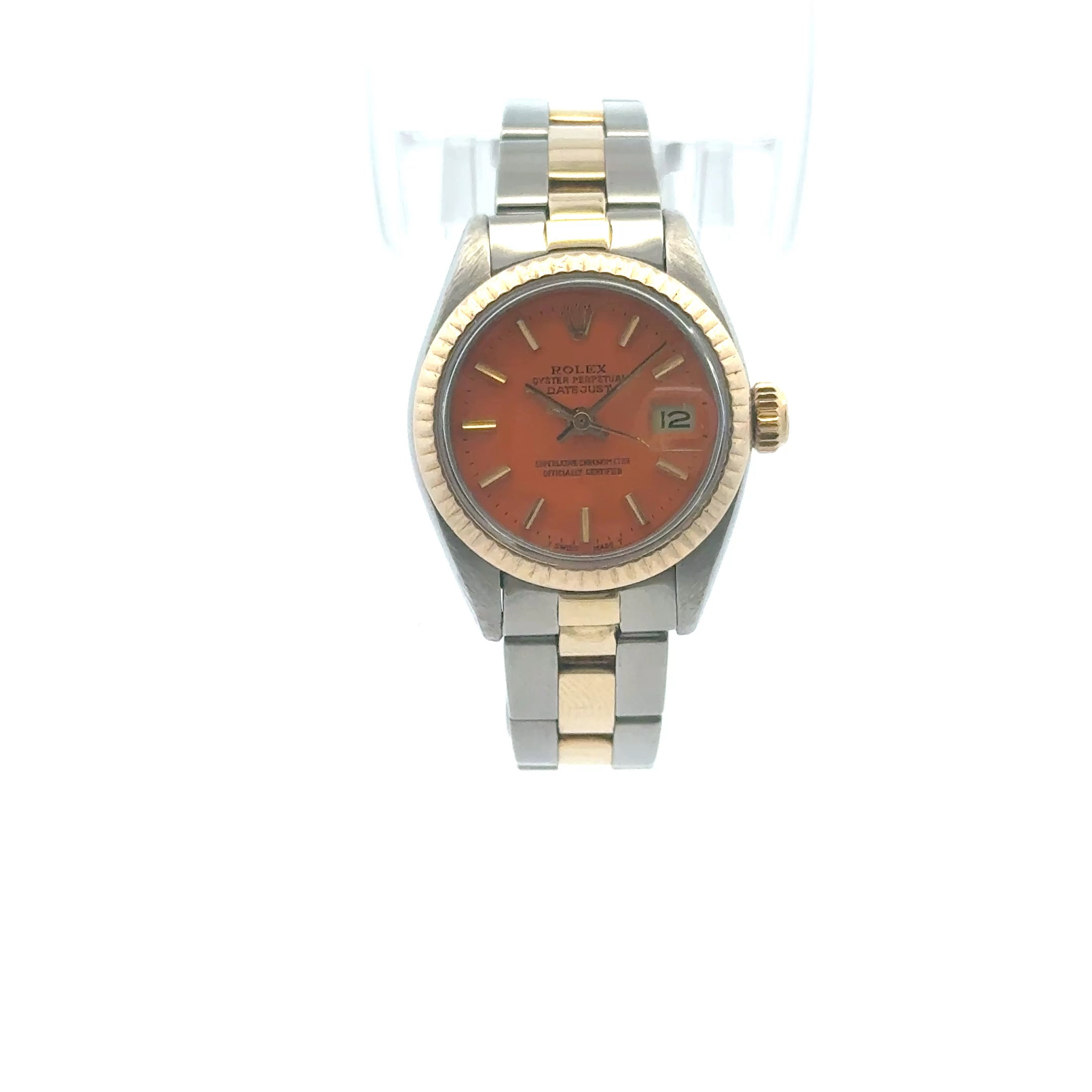 1981 Vintage Rolex Datejust #6917- Two Tone Oyster Band & Fluted Yellow Gold Bezel