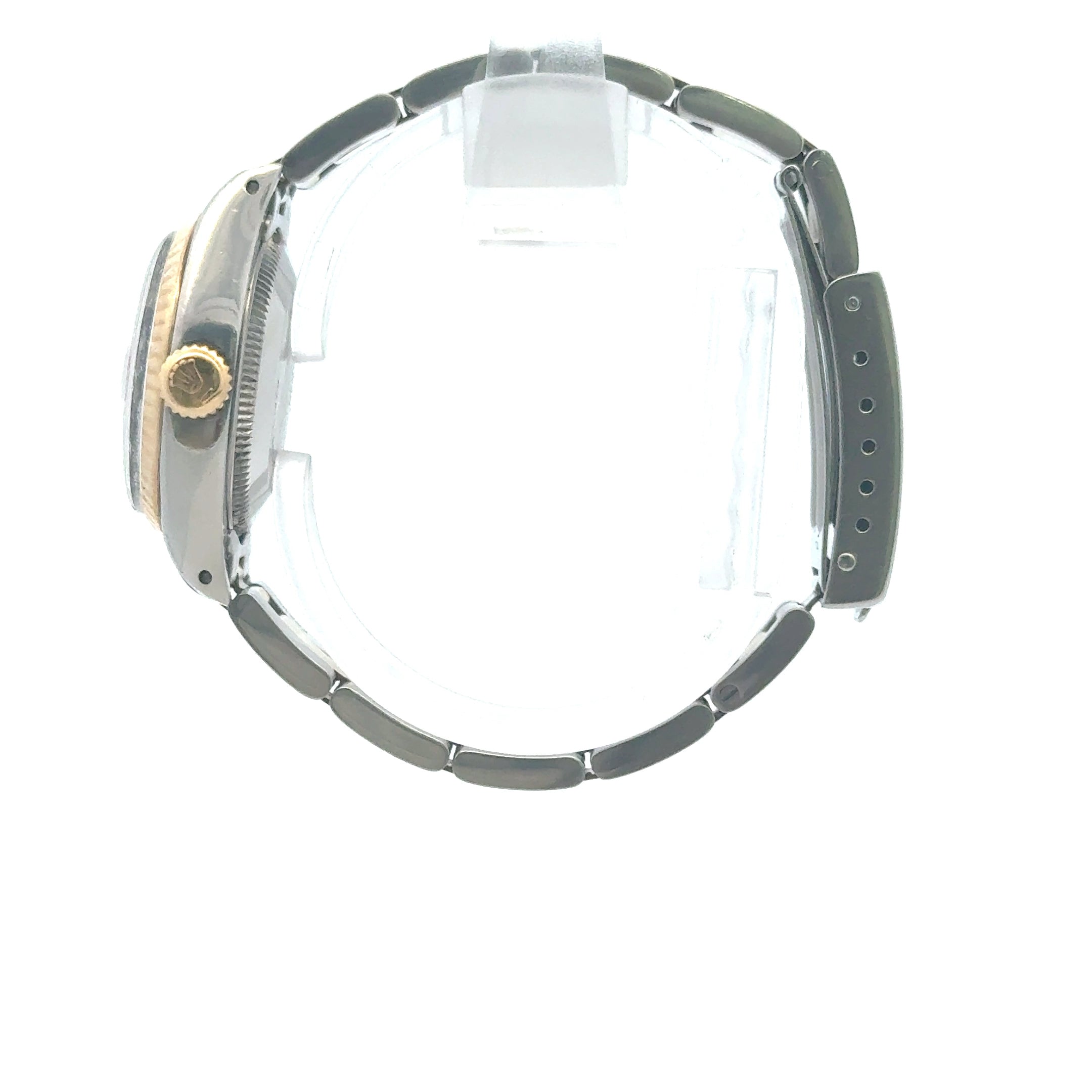 1979 Datejust #6917- Two Tone Oyster Band & Fluted Yellow Gold Bezel