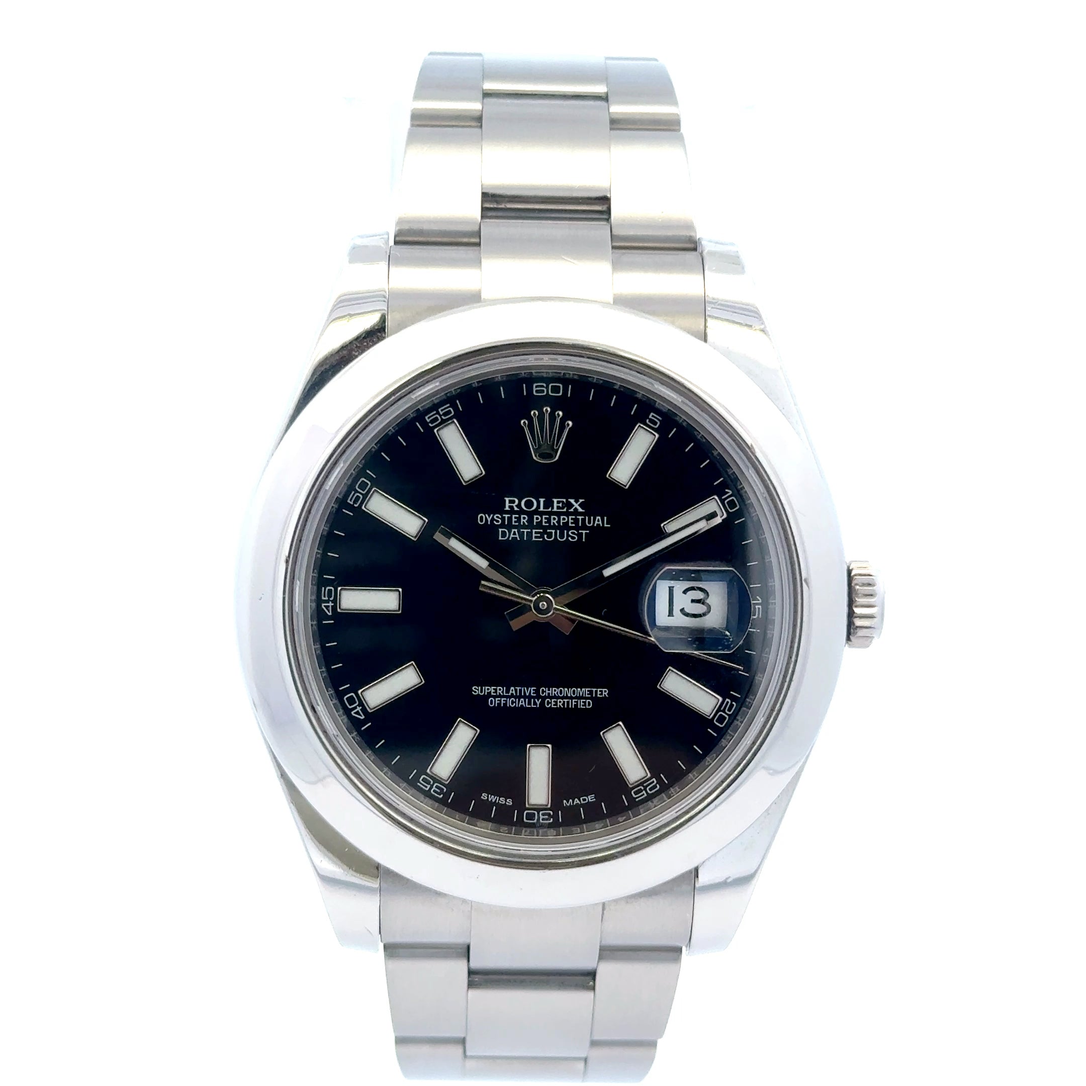 Rolex Datejust #126300 - Oyster Perpetual With Black Dial