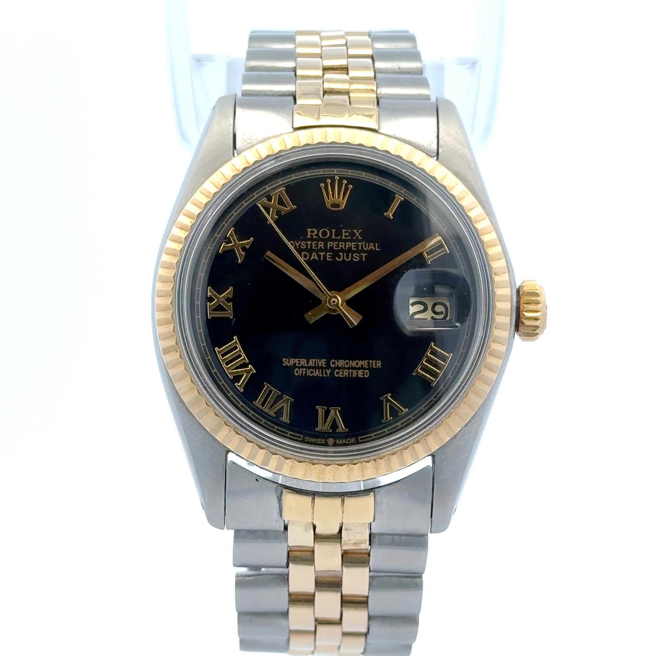 1975 Rolex Datejust #1601 - Two Tone Jubilee Fluted Bezel 26mm