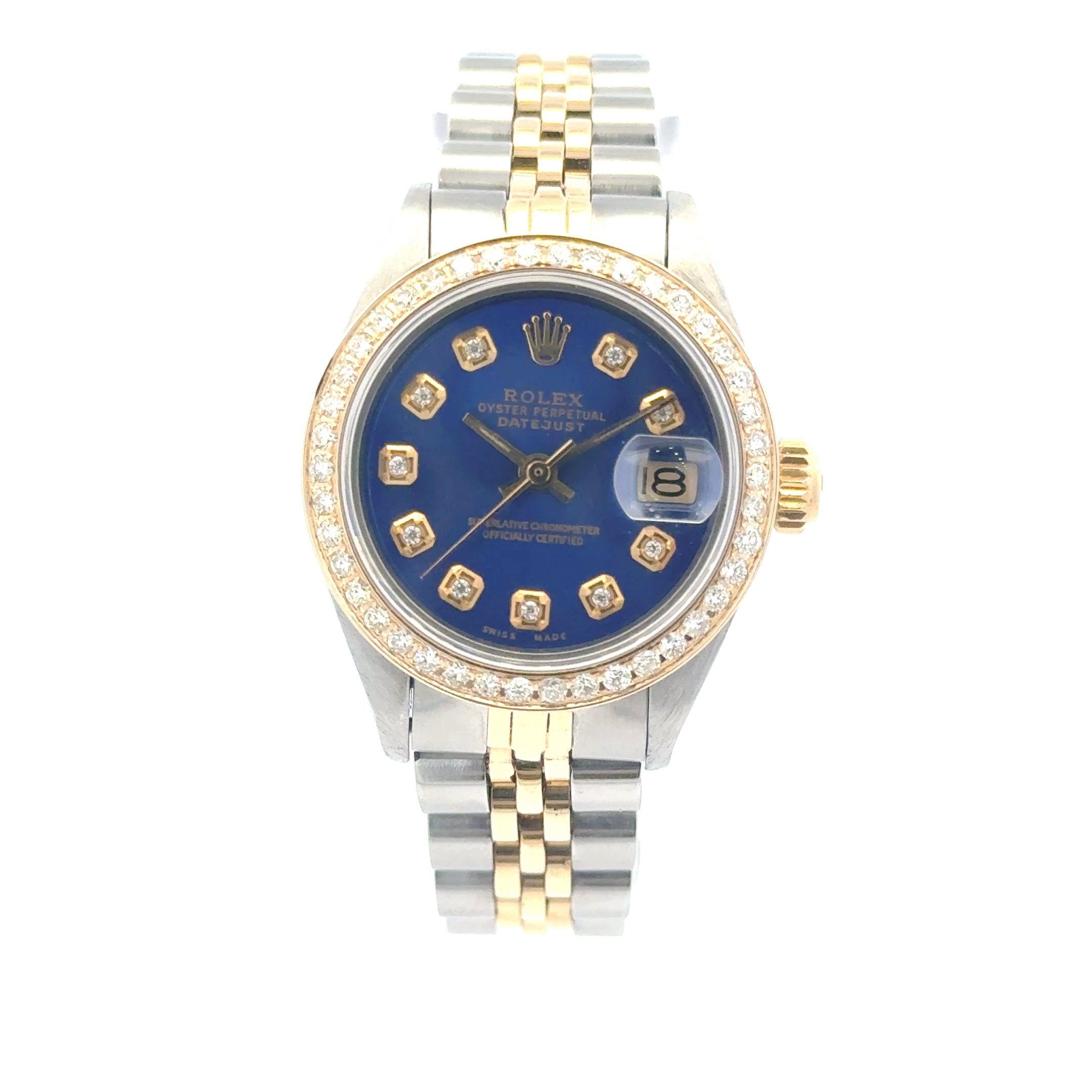 1977 Rolex Datejust #6916 - Oyster Perpetual Two-Tone Jubilee Diamond Dial & Bezel