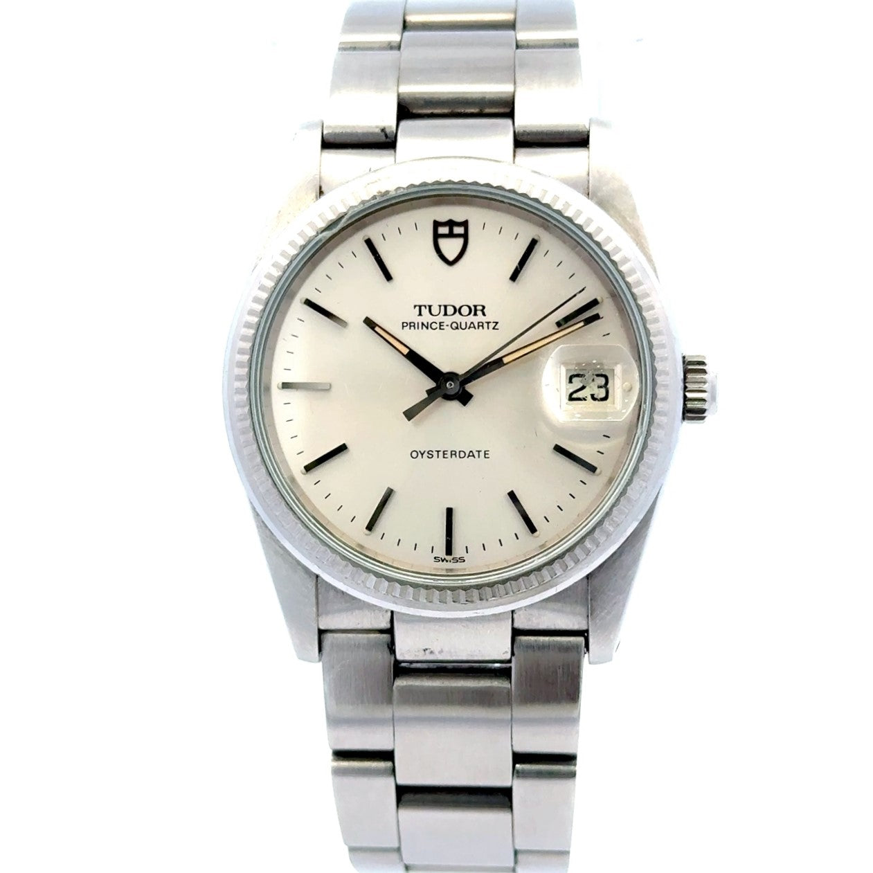 1996 Tudor Oyster Date #186068 - Prince-Quartz With White Dial