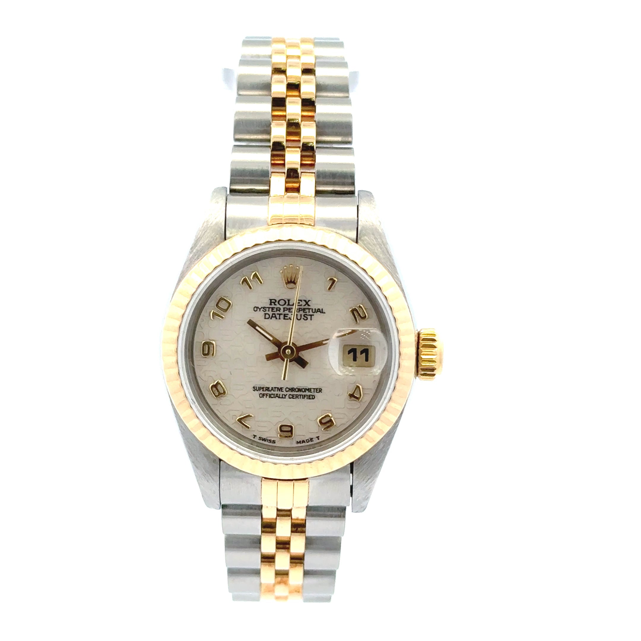 1995 Rolex Datejust #69173 - Two Tone Jubilee, Gold Fluted Bezel, & Rolex Computer Dial