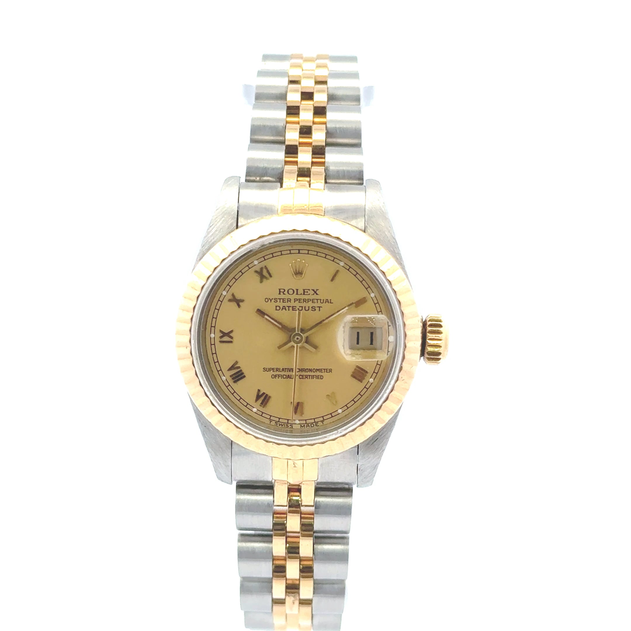 1989 Rolex Datejust #69173 - Oyster Perpetual Two-Tone Jubilee With Roman Numeral Dial