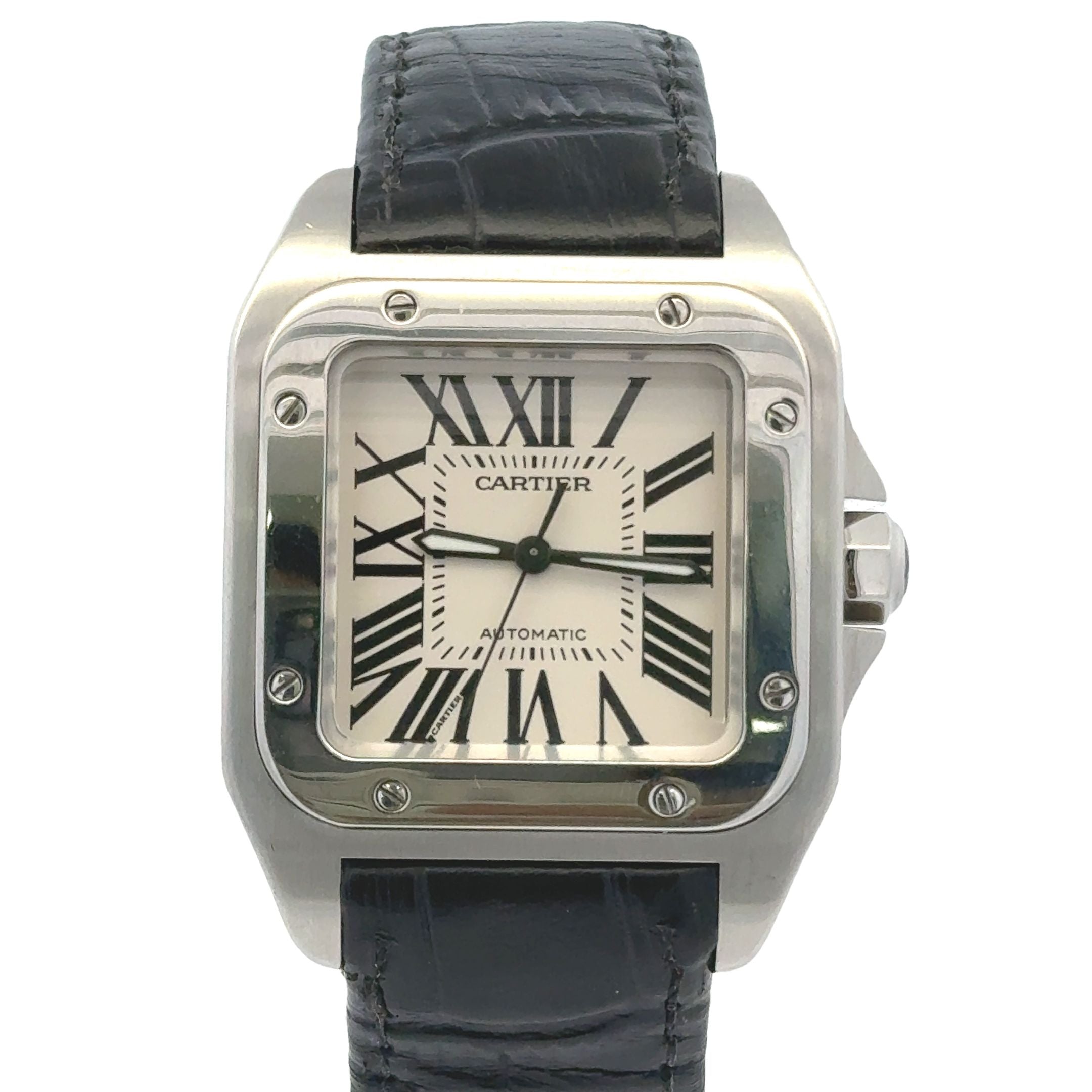 Cartier SANTOS100 #2878 - Automatic Movement and Analog Display