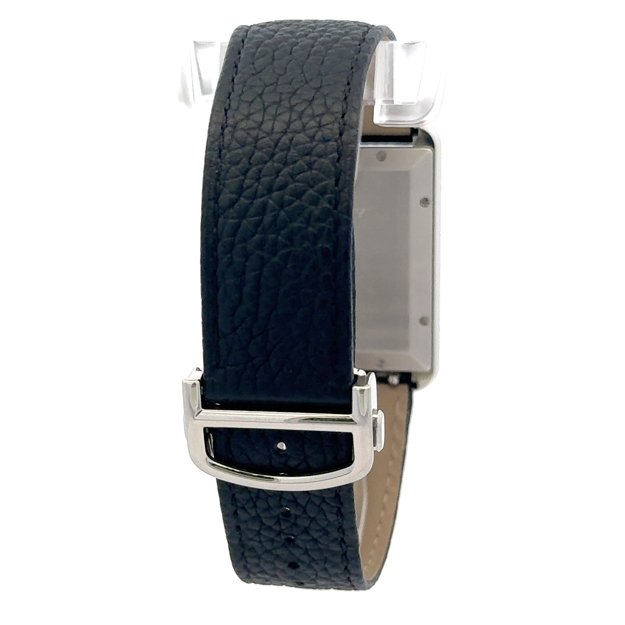 Cartier Tank Must #WSTA0040 - Black Leather Band, White Dial