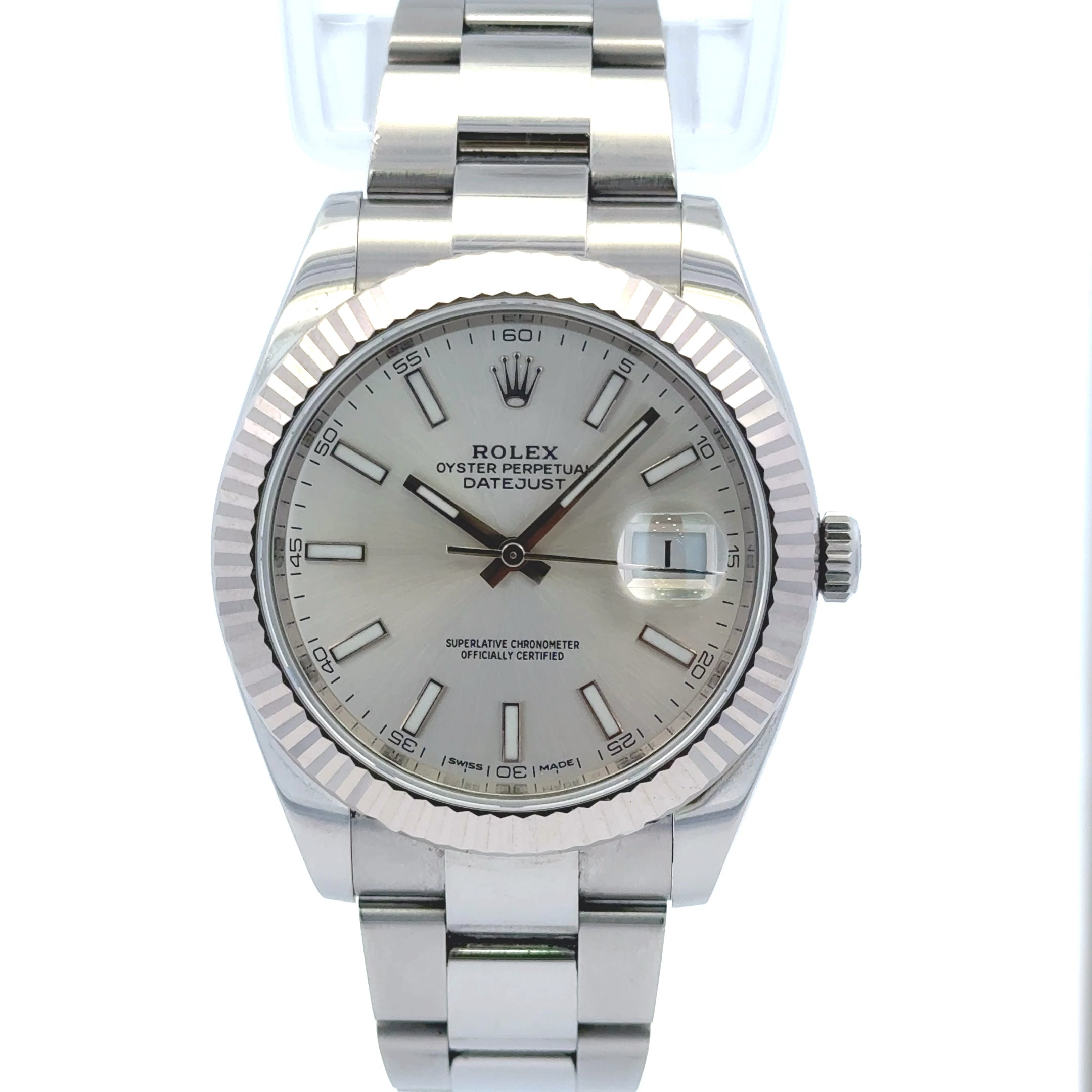 2018 Datejust #126334- Oyster Band & Fluted Bezel