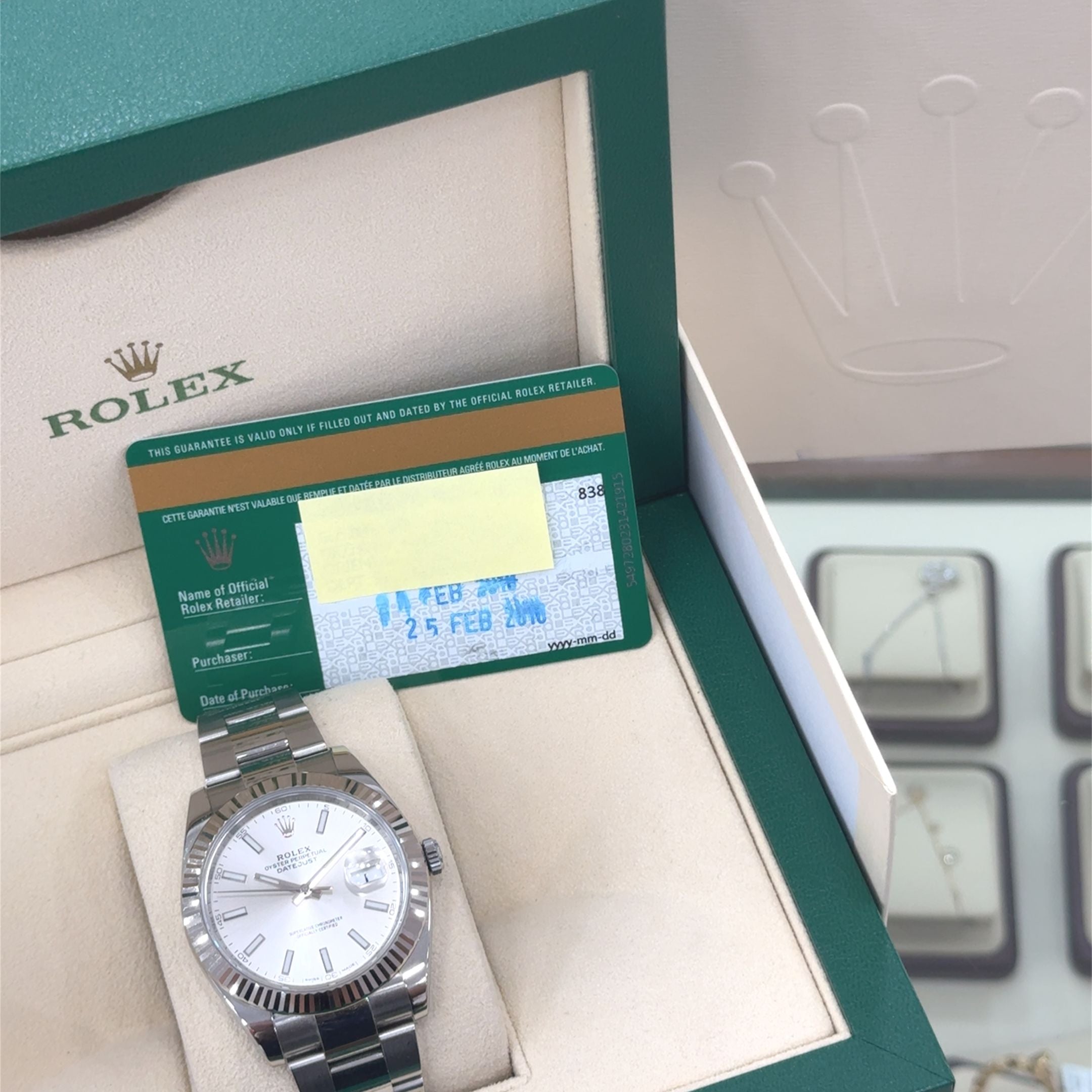 2018 Datejust #126334- Oyster Band & Fluted Bezel