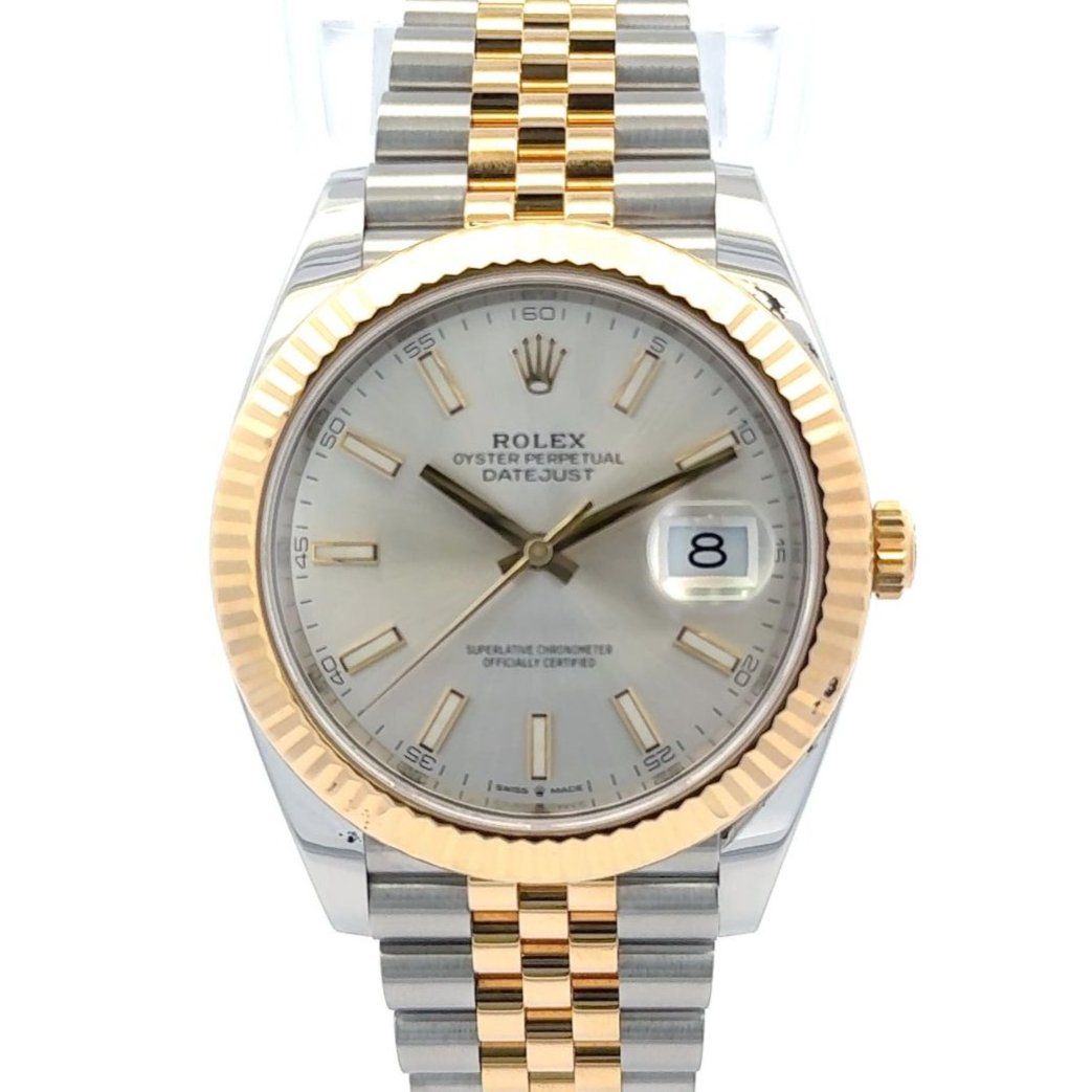 2021 Rolex Datejust #126333 - Gold and Silver Jubilee Bracelet with Gold Bezel