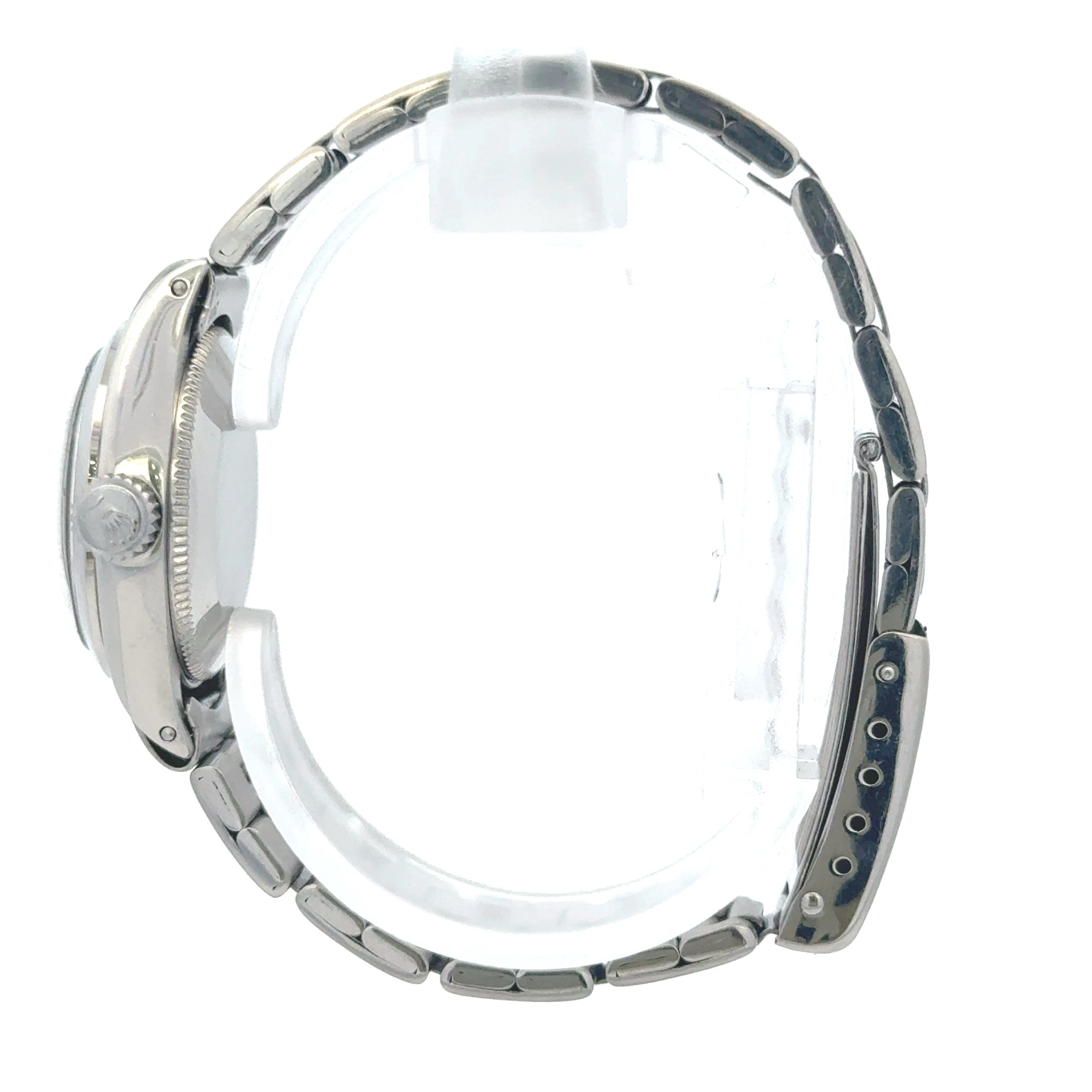 1969 Oyster Perpetual #6618 - Oyster Band, Smooth Bezel, & Pink MOP Diamond Dial