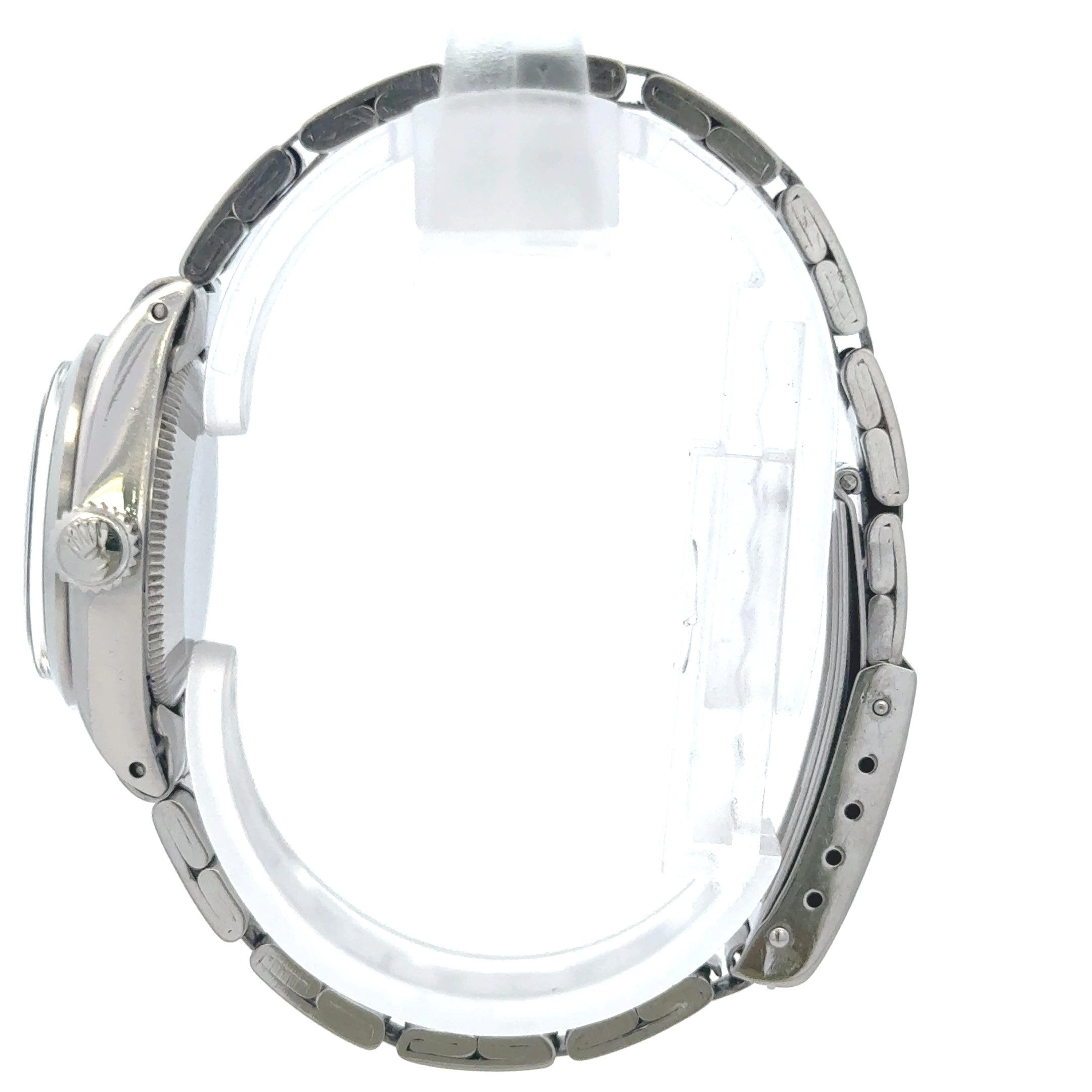 1967 Oyster Perpetual #6618 - Stainless Oyster, Smooth Bezel, & MOP Diamond Dial