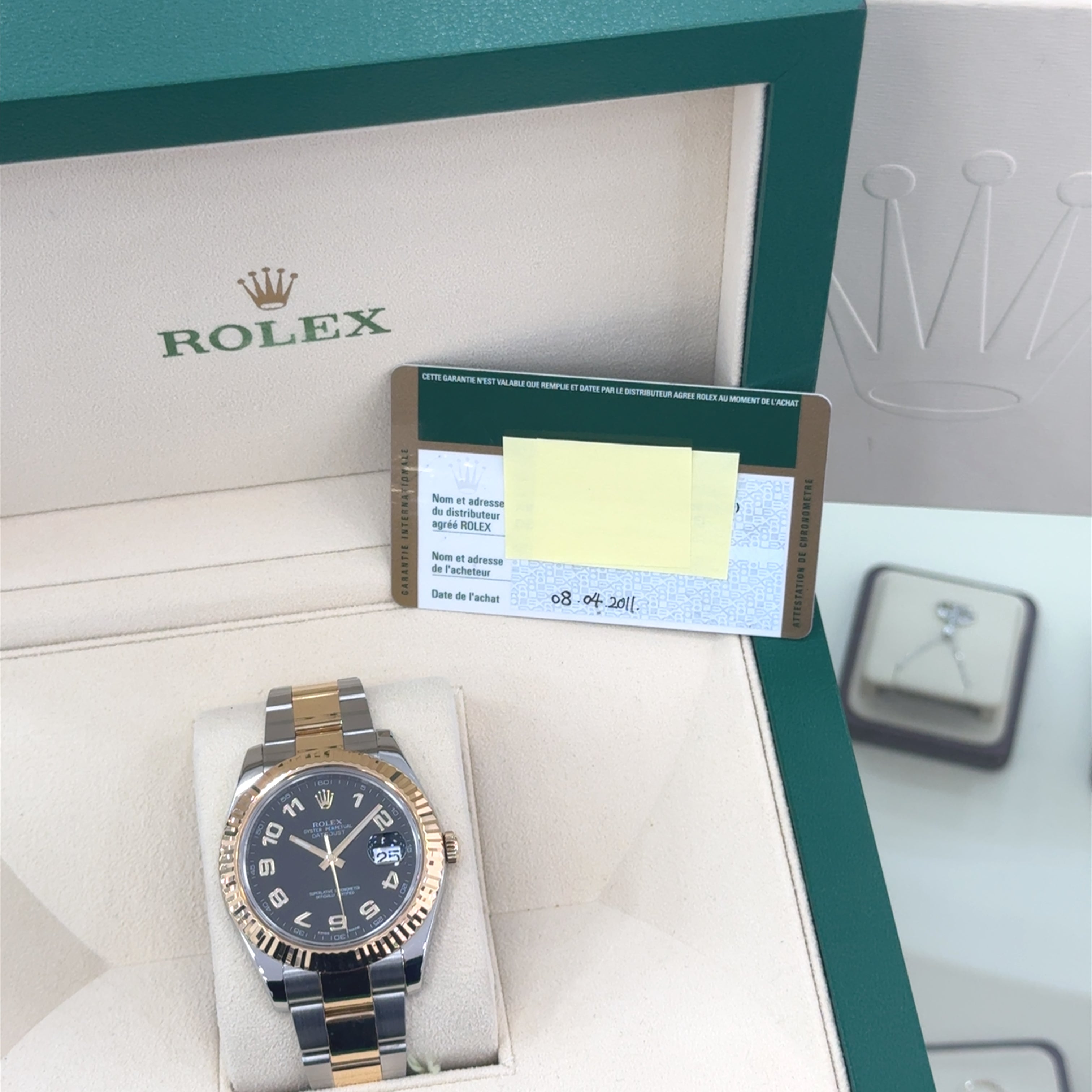 2011 Rolex Datejust #116333 - Oyster Two Tone 41mm Gold Fluted Bezel