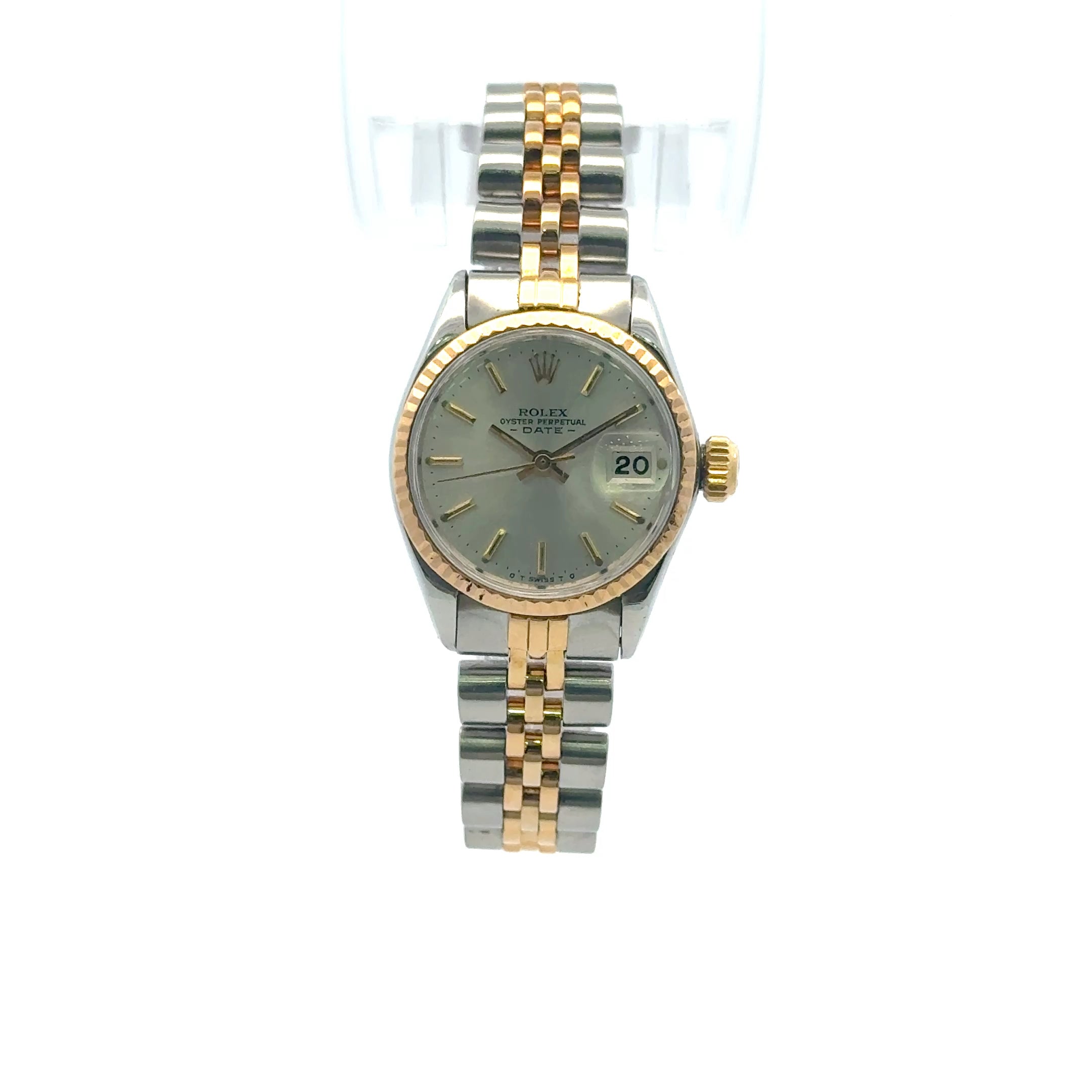 1967 Date #6516 -Two Tone Jubilee & Fluted Yellow Gold Bezel