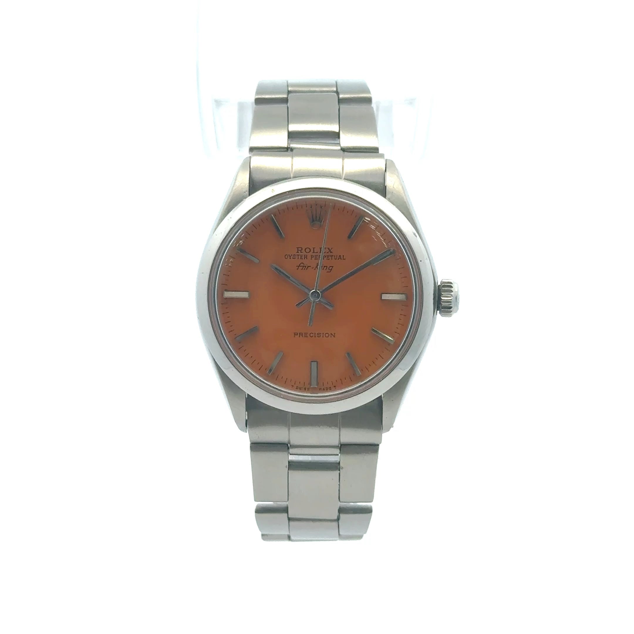 1978 Rolex Air-King #5500- Stainless Oyster Band & Smooth Bezel