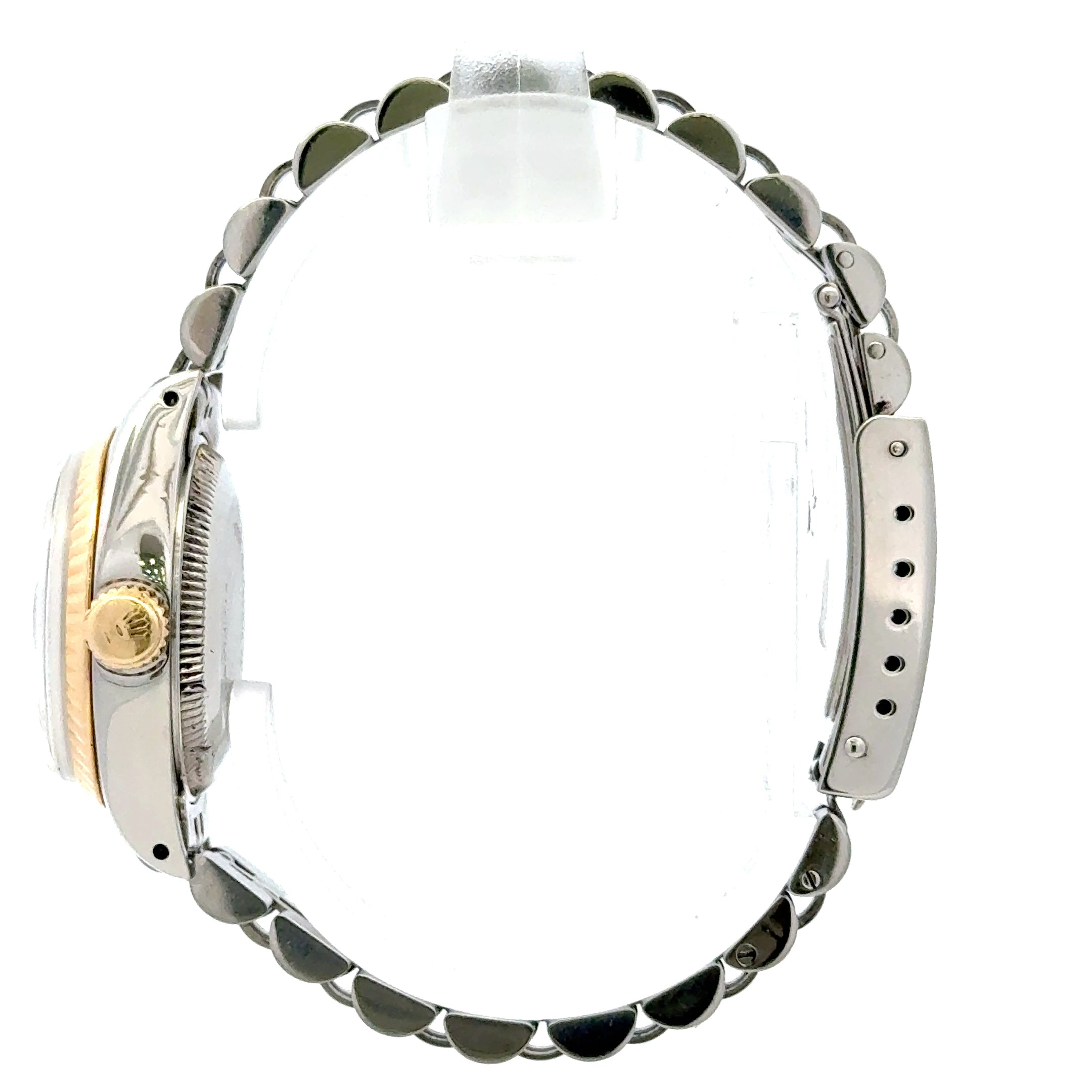 1975 Date #6917 - Stainless Jubilee & Fluted Gold Bezel