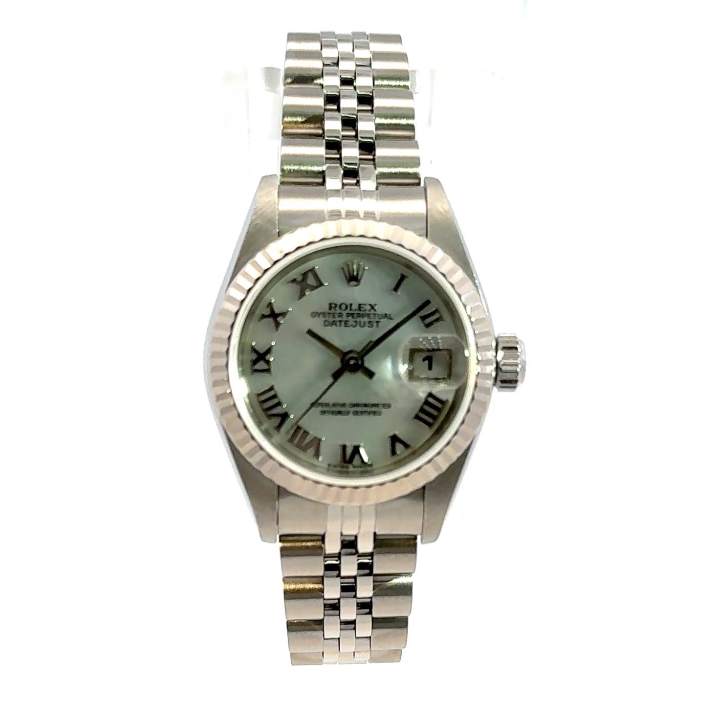 2001 Rolex Datejust Ladies #79174 - 26mm Jubilee Stainless Original FACTORY ROMAN NUMERALRS