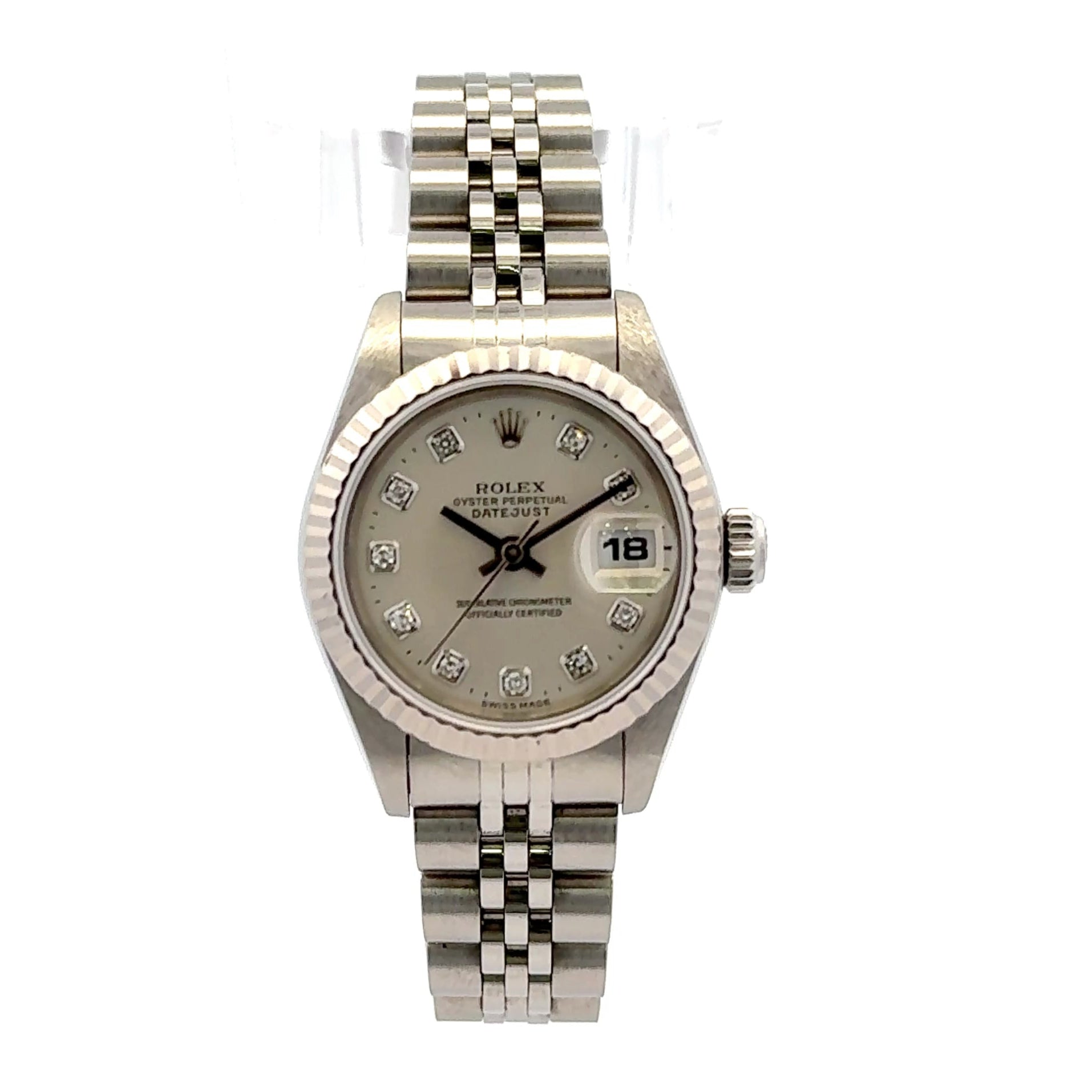 1996 Rolex Datejust #69174 - Oyster Perpetual Jubilee With Original Diamond Dial