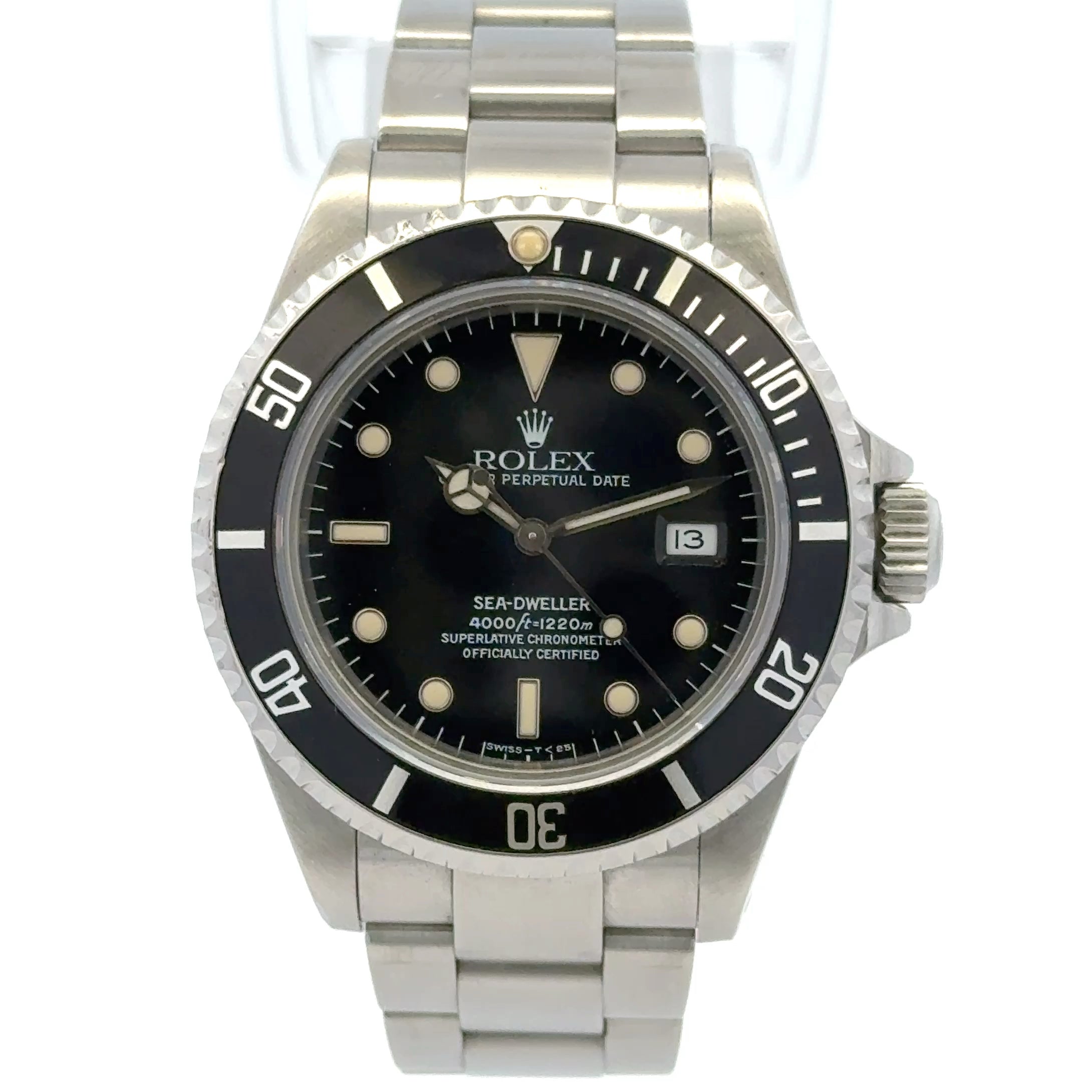 1991 Sea-Dweller #16600 - Oyster Band & Black Chronometer Bezel