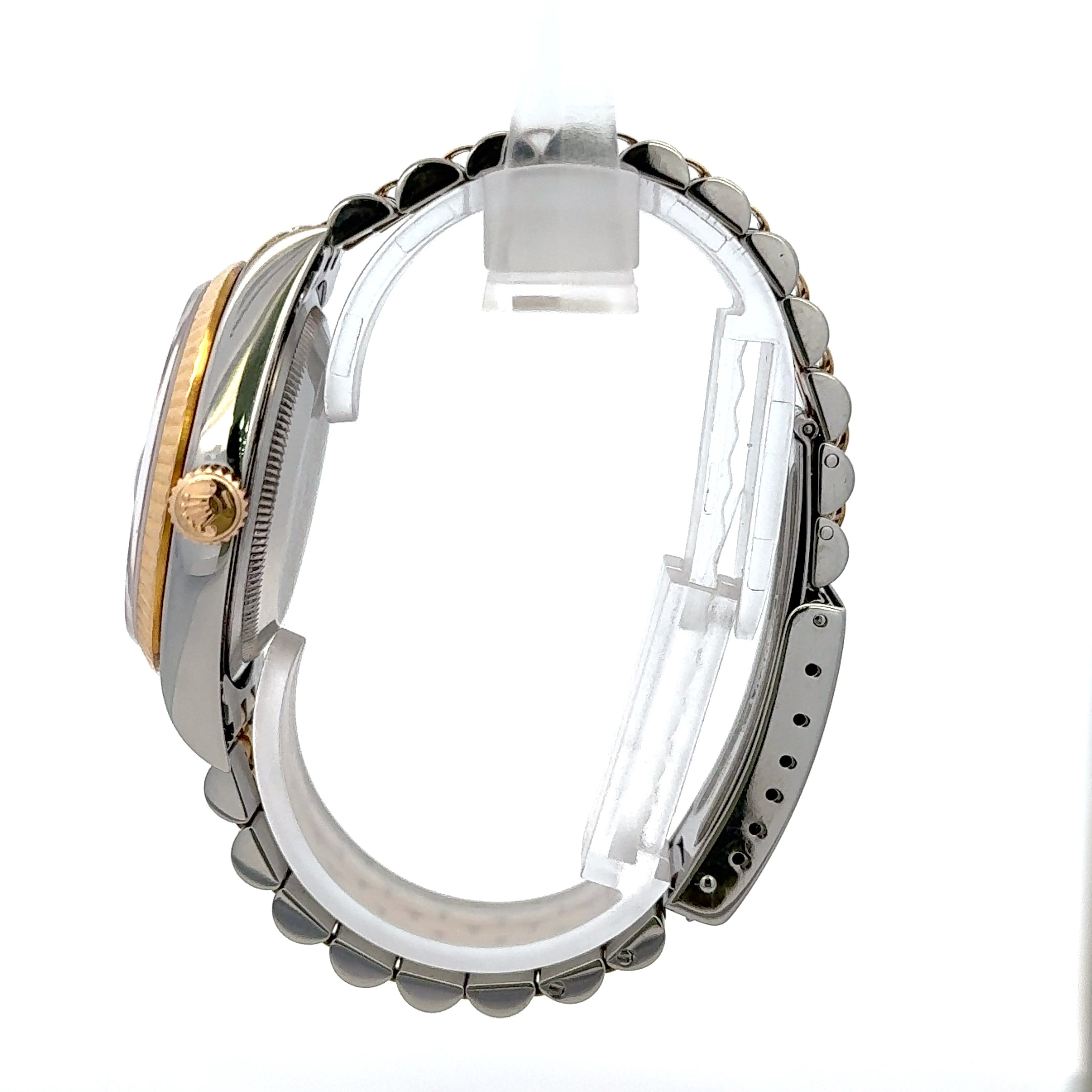 2002 Datejust #16233 - Two Tone Jubilee, Gold Fluted Bezel, & Roman Numeral Dial