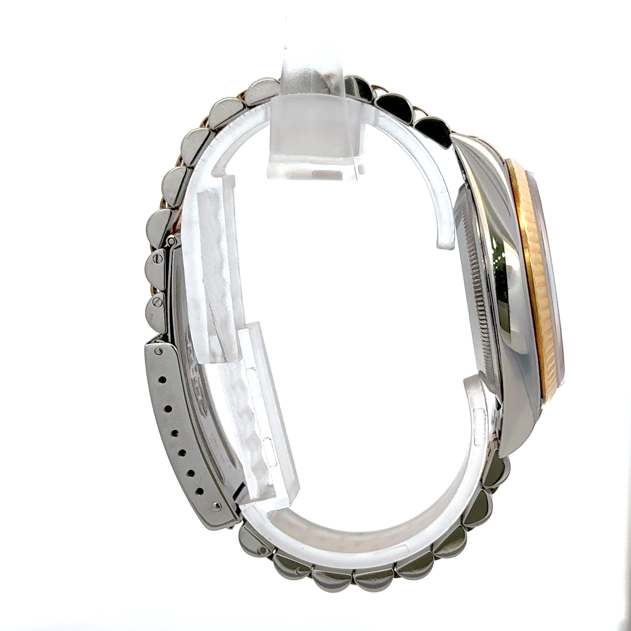 2002 Datejust #16233 - Two Tone Jubilee, Gold Fluted Bezel, & Roman Numeral Dial