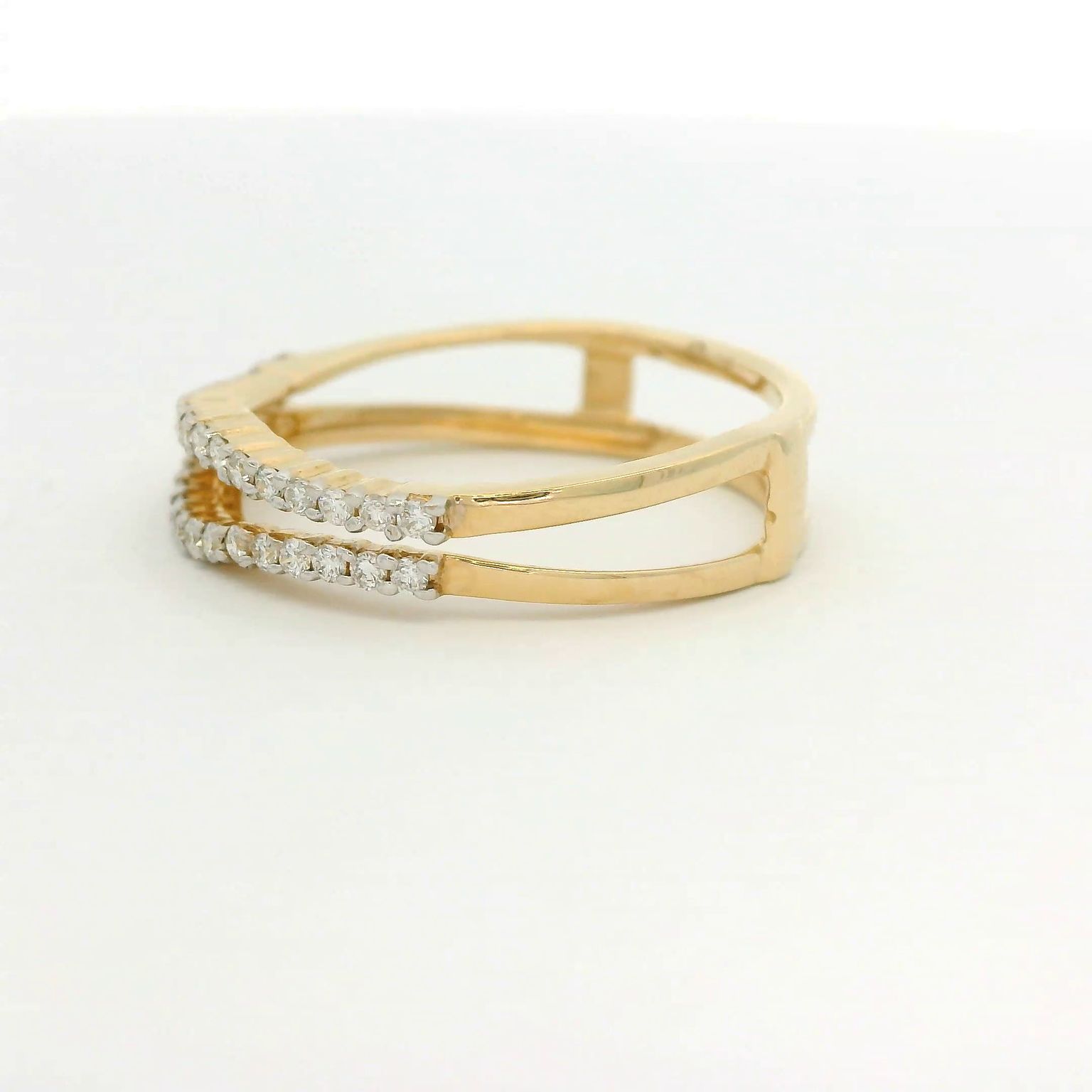 RING 14KY 0.25CTW DIAMOND RING GUARD