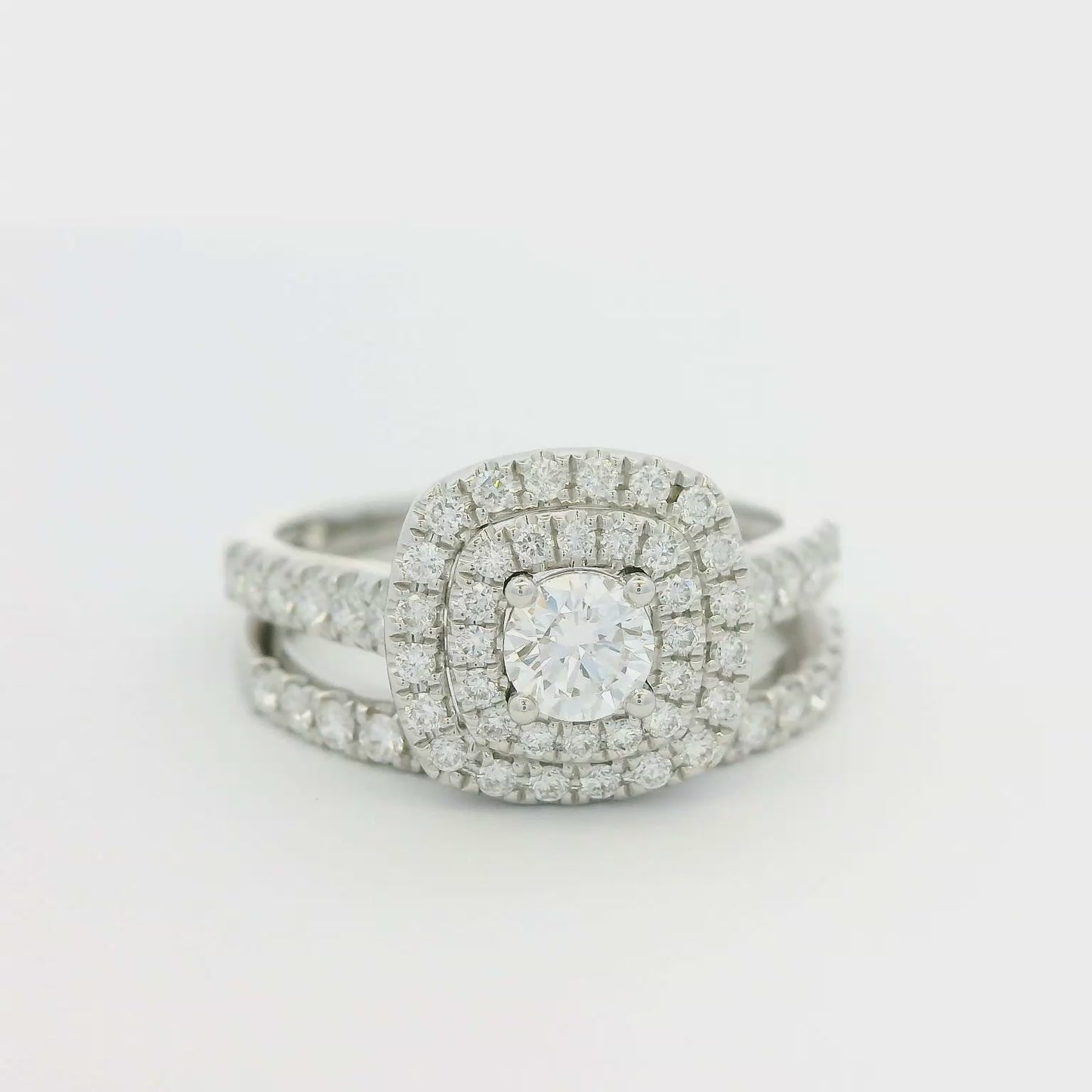 RING 14KW 1.00CTW DIAMOND BRIDAL SET