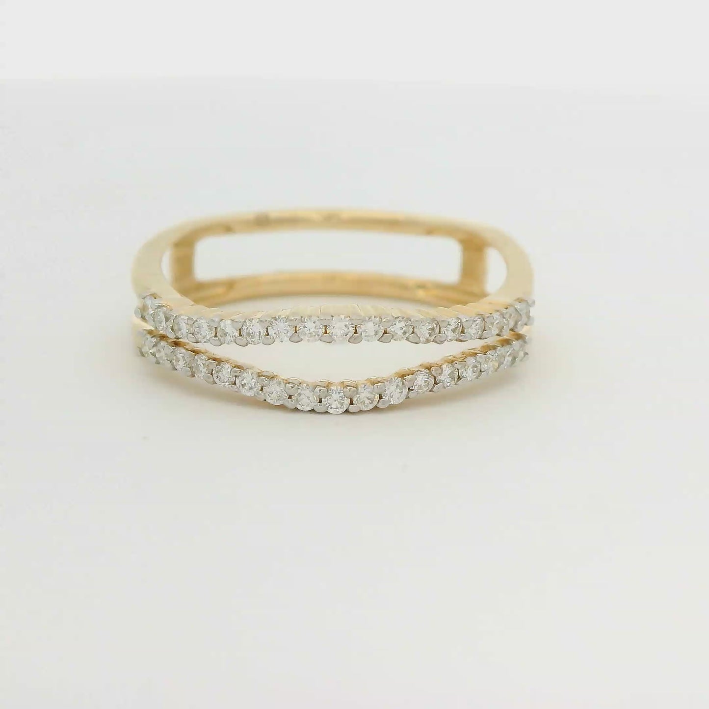 RING 14KY 0.25CTW DIAMOND RING GUARD